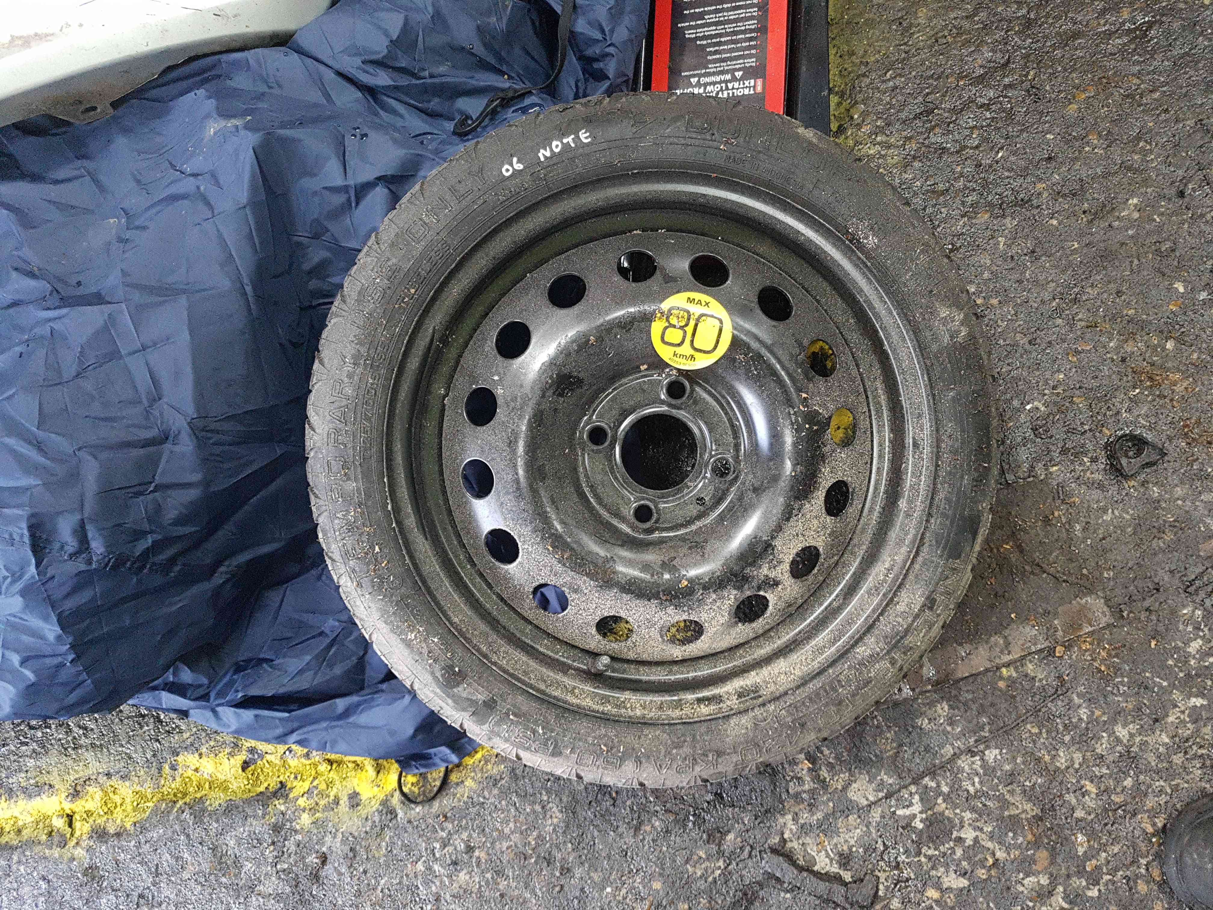 Thumb 2 Nissan Note E11 2005-2012 Space Saver Spare Wheel 125 70 1.5 4/5