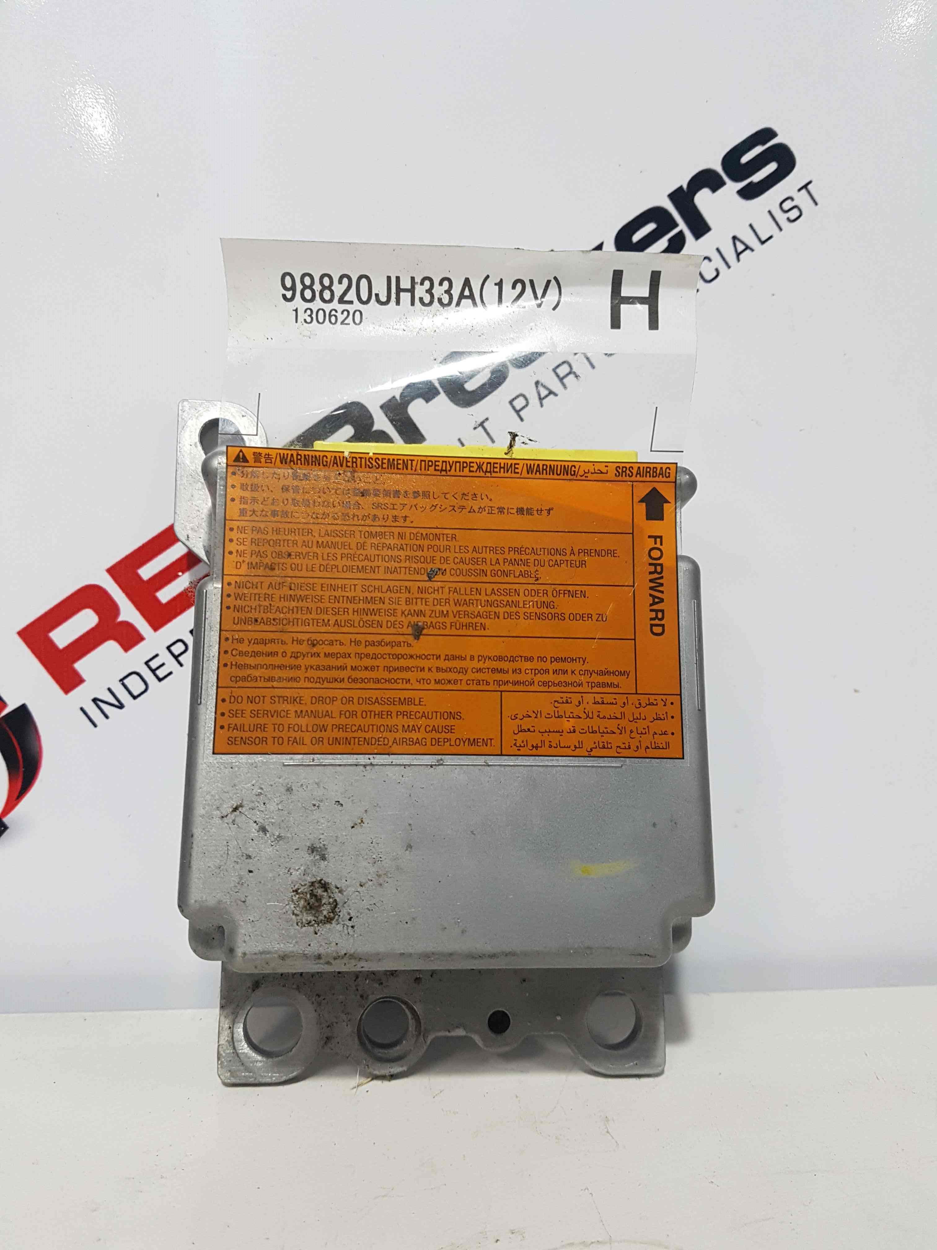 Thumb 3 Nissan X-Trail Tekna 2011-2014 Airbag Module ECU Clear K55 98820JH33A