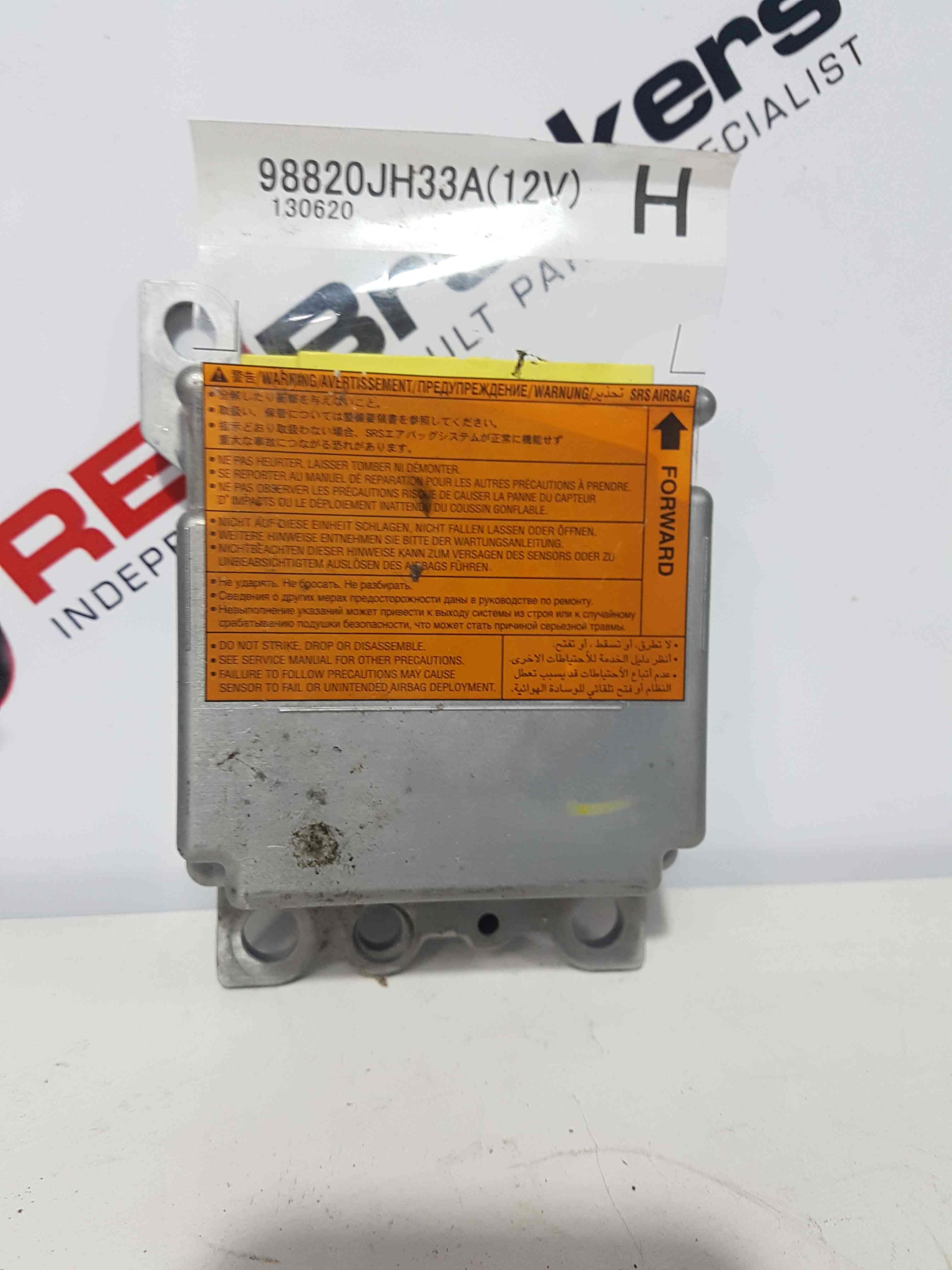 Thumb 8 Nissan X-Trail Tekna 2011-2014 Airbag Module ECU Clear K55 98820JH33A