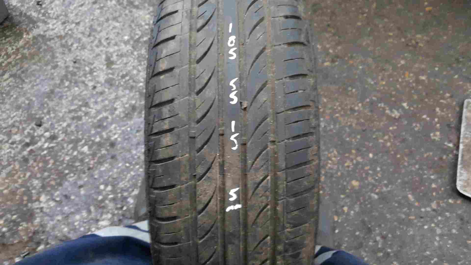 Thumb 2 Part Worn Tyre 185 55 15 5mm