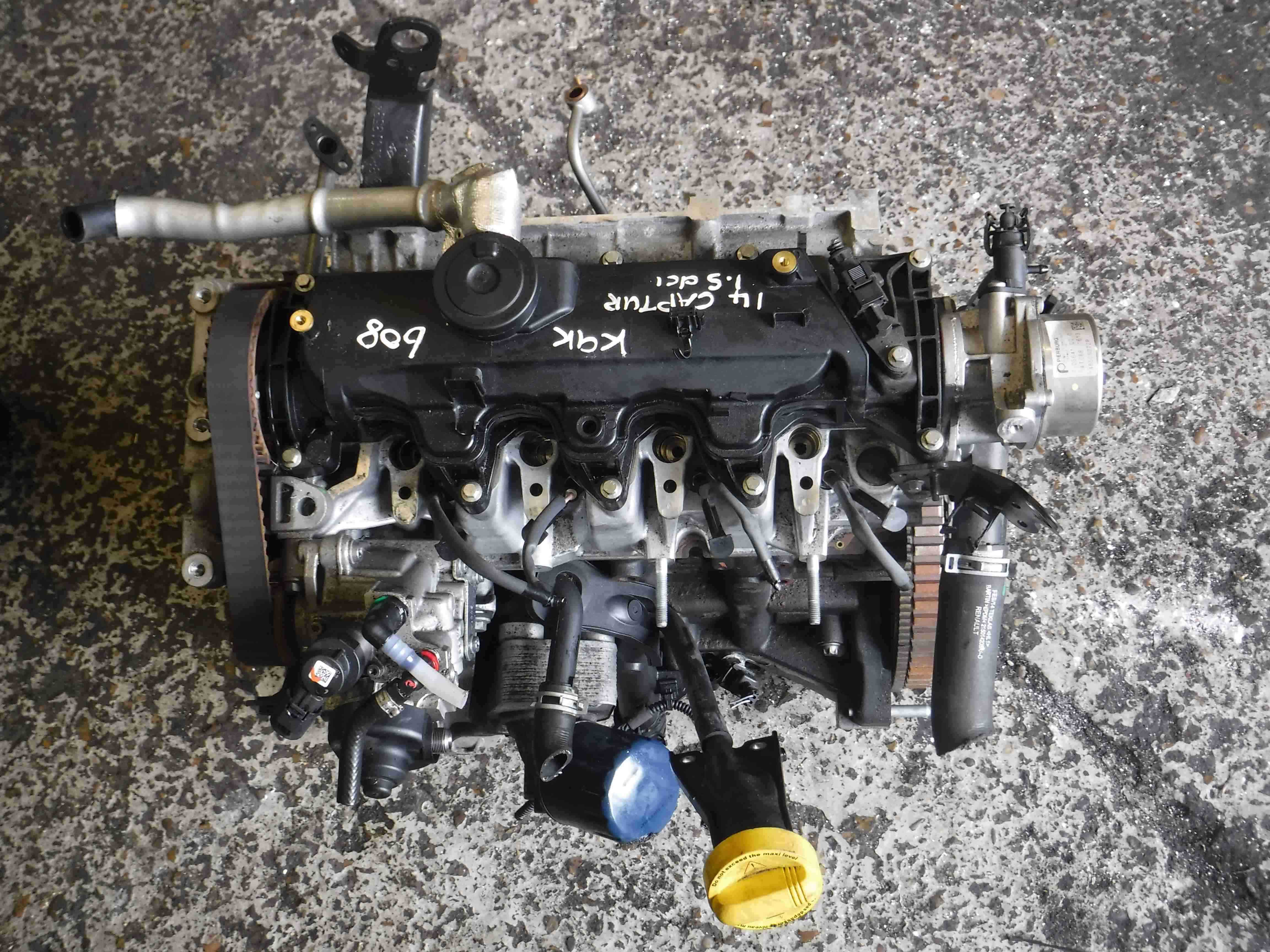 Renault Captur 2013-2015 1.5 dCi Engine K9K 608 k9k608