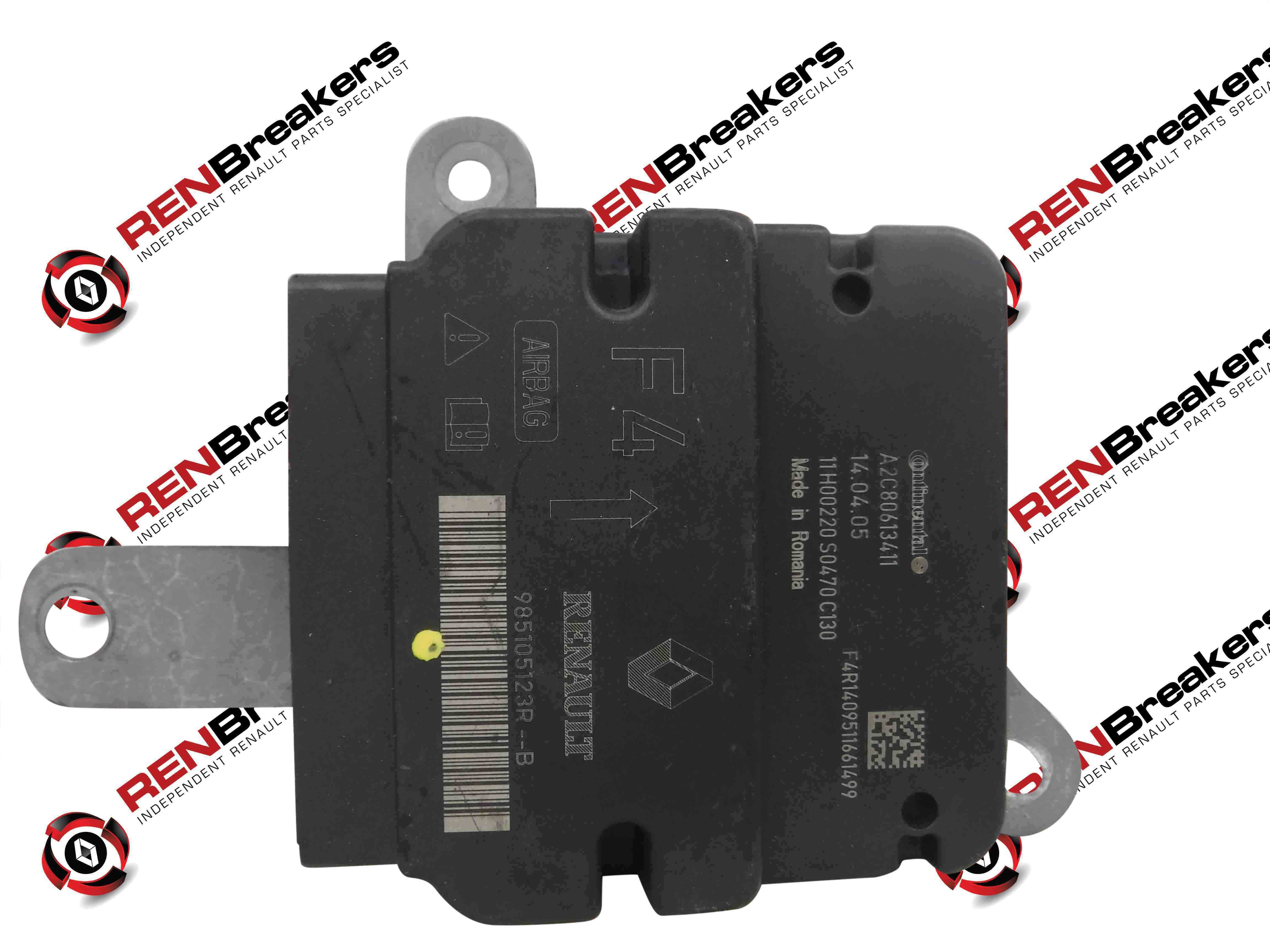 Renault Captur 2013-2015 Airbag ECU Module Computer 985105123R