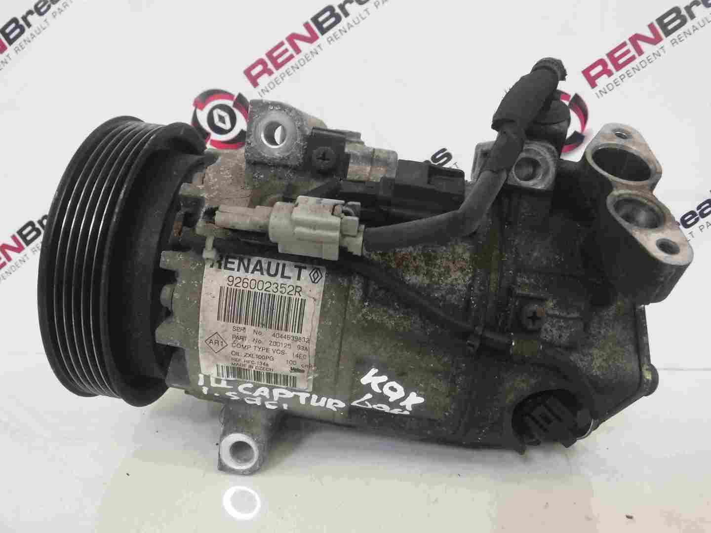 Renault Captur 2013-2015 Aircon Pump Compressor Unit 926002352R