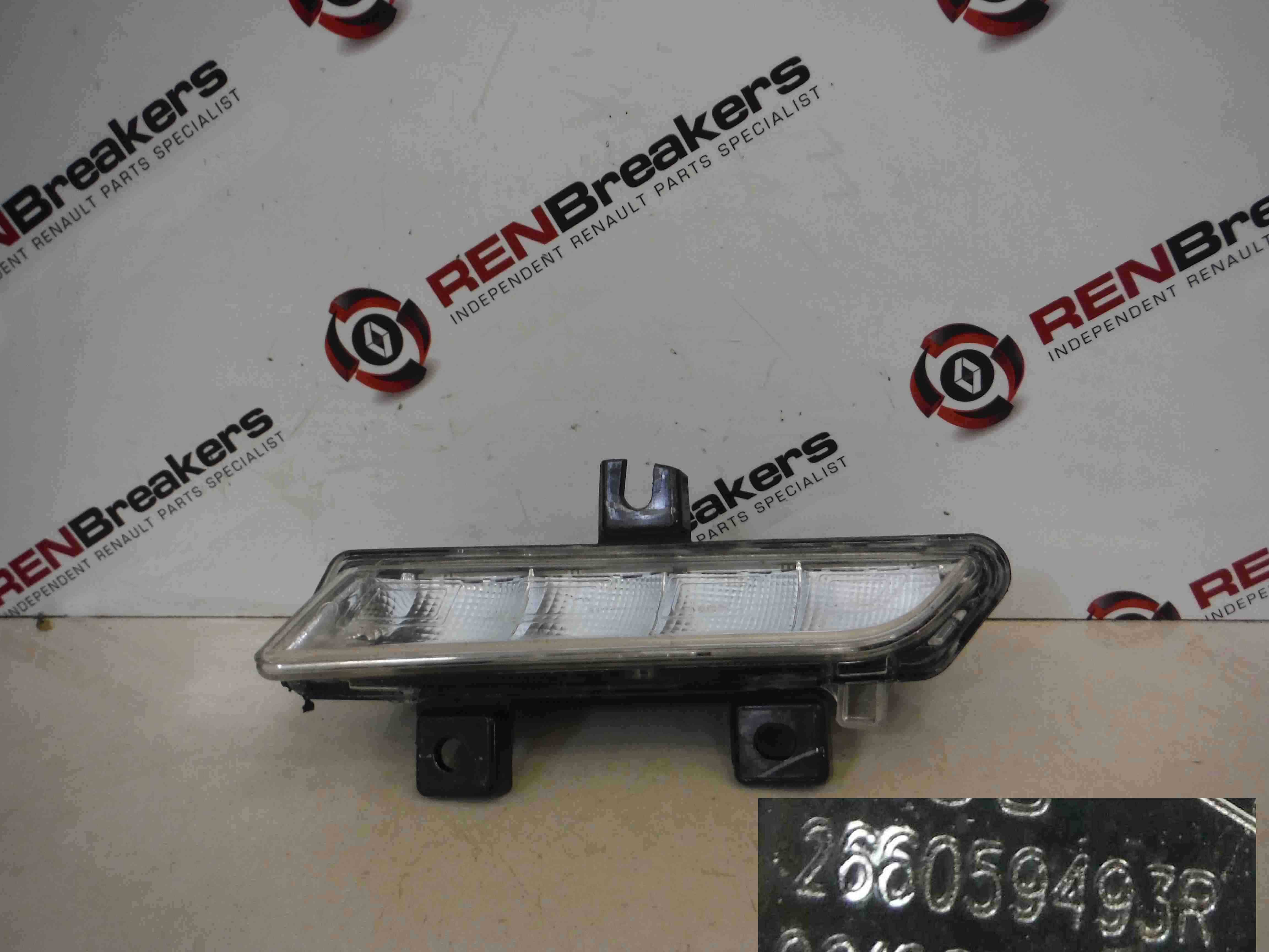 Renault Captur 2013-2015 Passenger NSF Front Day Time Running Light 266059367r