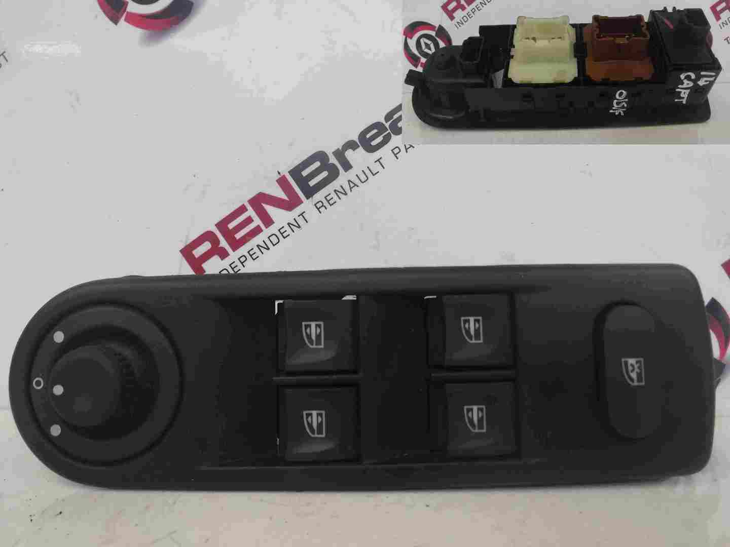 Renault Captur 2013-2015 Drivers OSF Front Window Switches Panel 254113300R