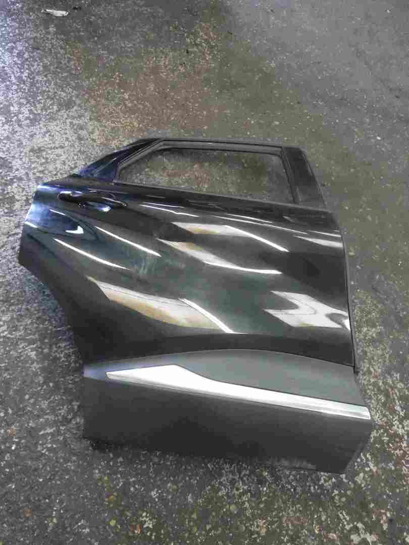 Renault Captur 2013-2015 Drivers OSR Rear Door Black BIXNU