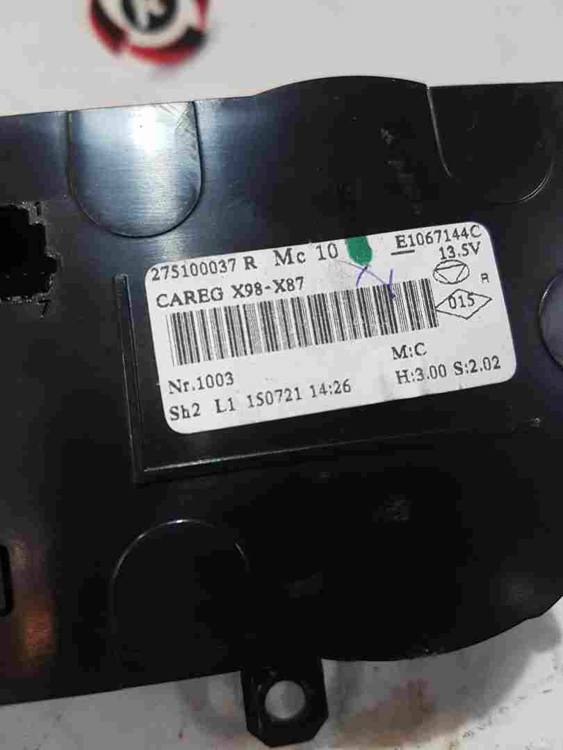 Thumb 3 Renault Captur 2013-2015 Heater Blower Controls Dials Clocks Gauges 275100037R