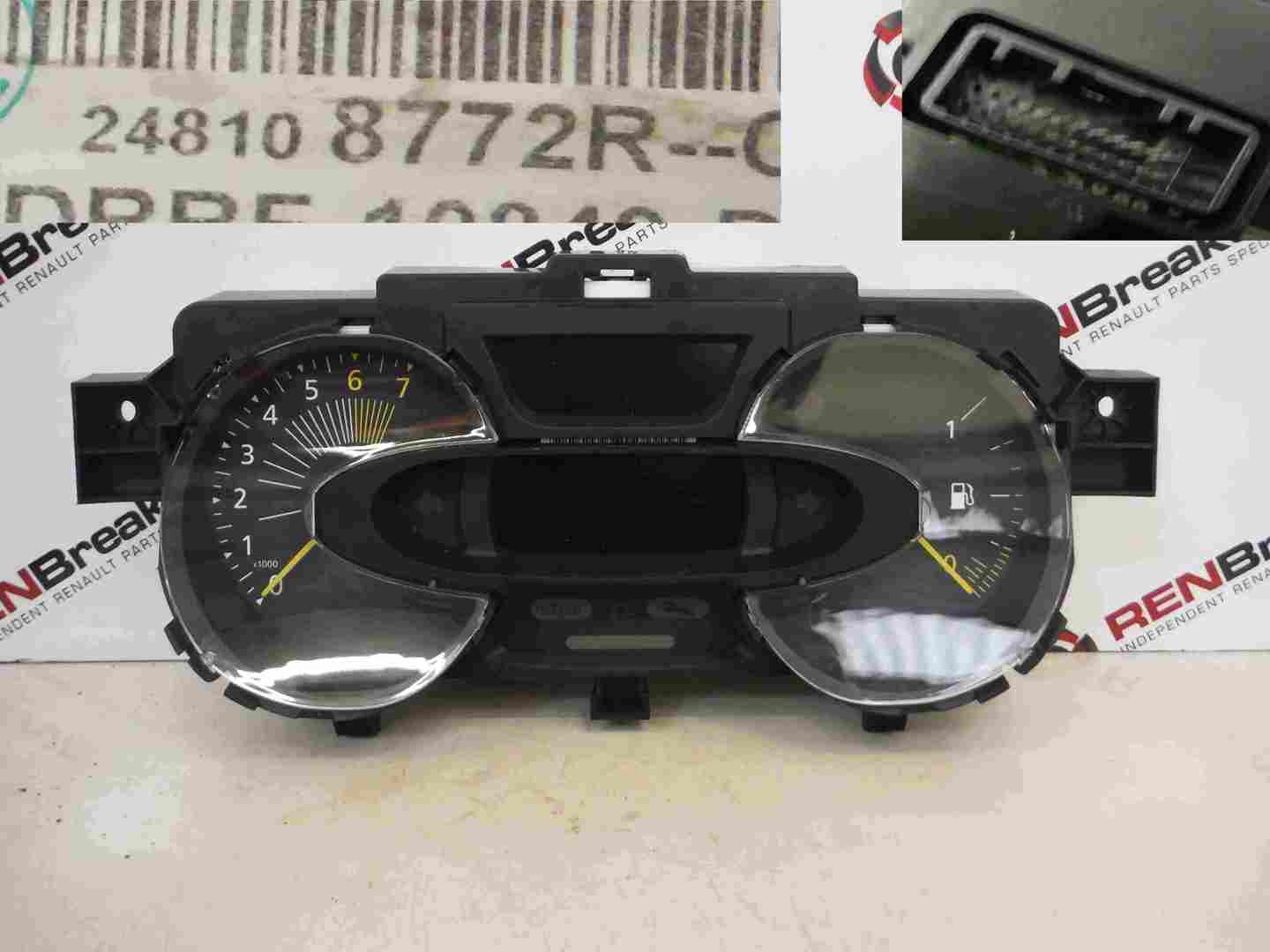 Renault Captur 2013-2015 Instrument Panel Dials Clocks Gauges 248108772R