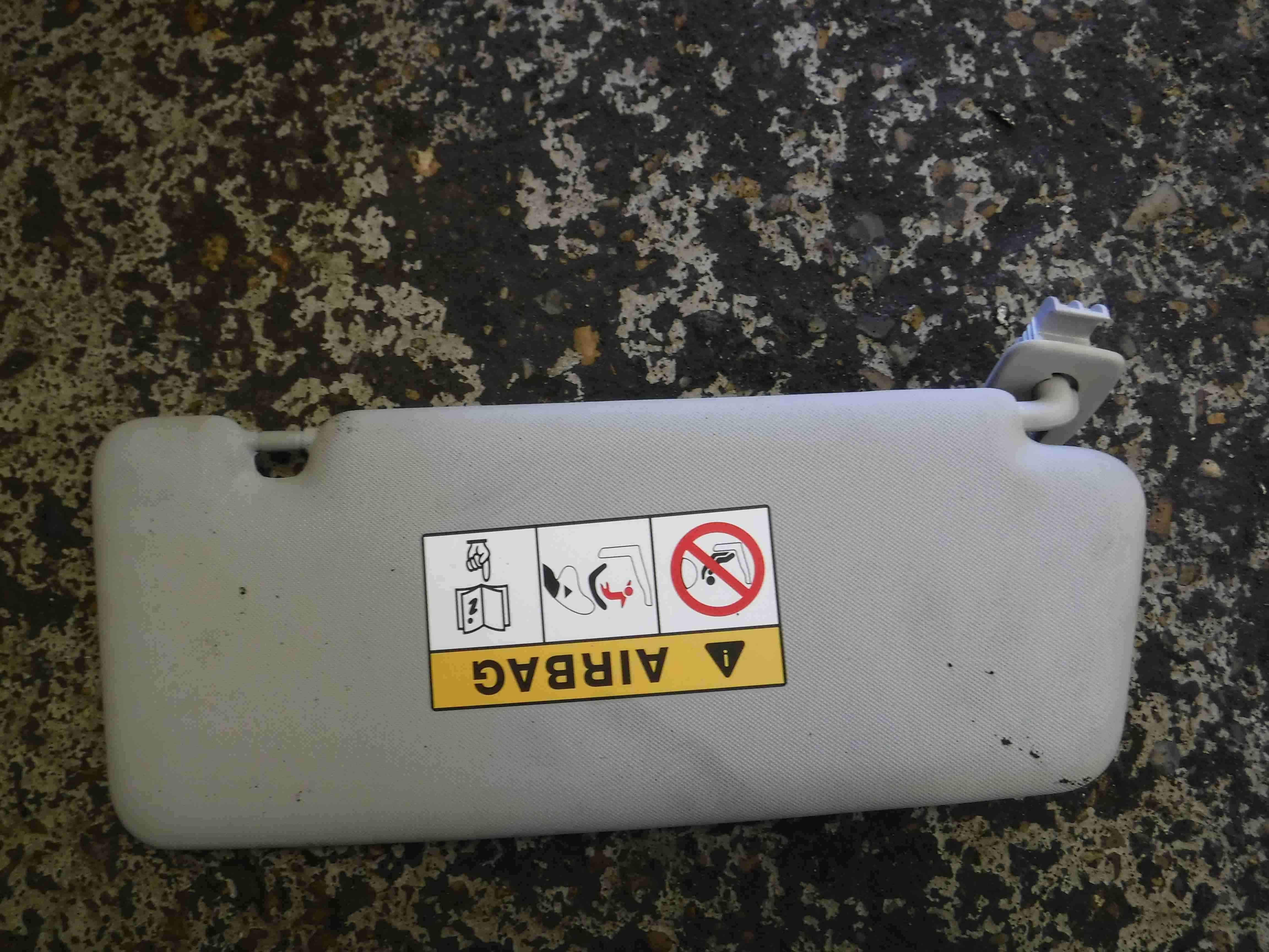 Renault Captur 2013-2015 Passenger NSF Front Sun Visor