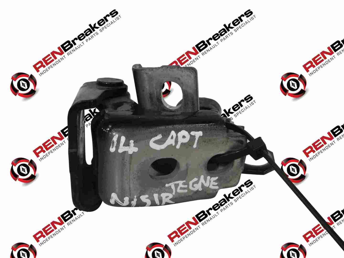 Renault Captur 2013-2015 Passenger NSR Rear Door Hinges Black TEGNE