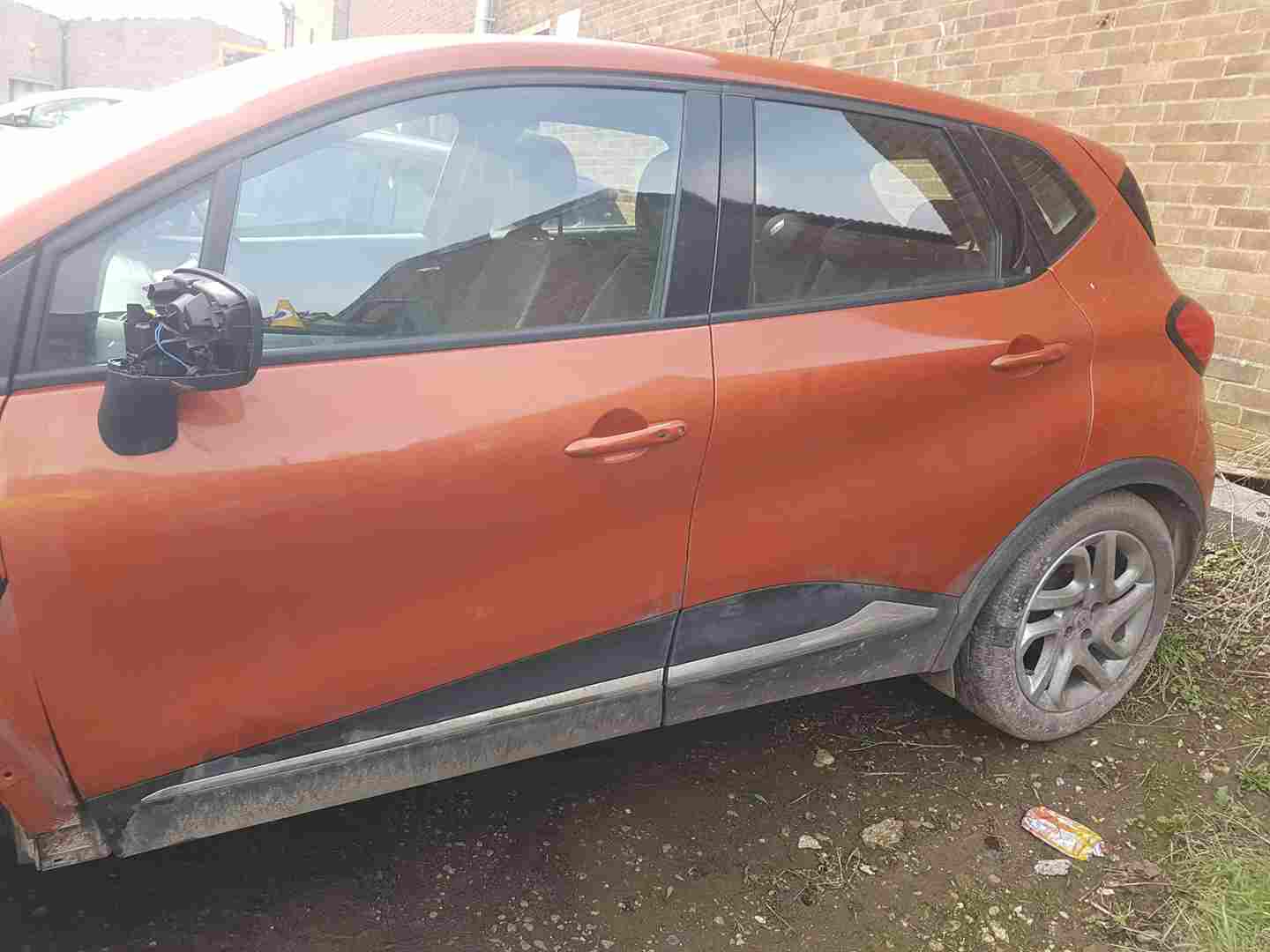Thumb 5 Renault Captur 2013-2015 Passenger NSR Rear Door Tennz Orange Arizona