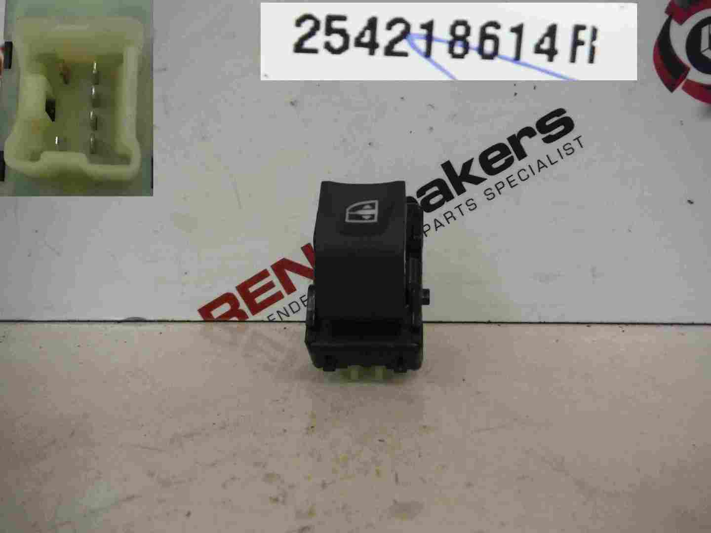 Renault Captur 2013-2015 Passenger NSR Rear Electric Window Switch