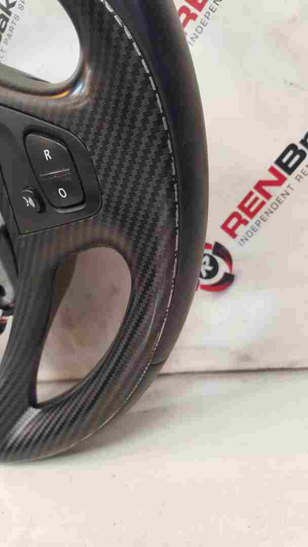 Thumb 2 Renault Captur 2013-2015 Steering Wheel  Cruise Voice Control Fibre Effect 