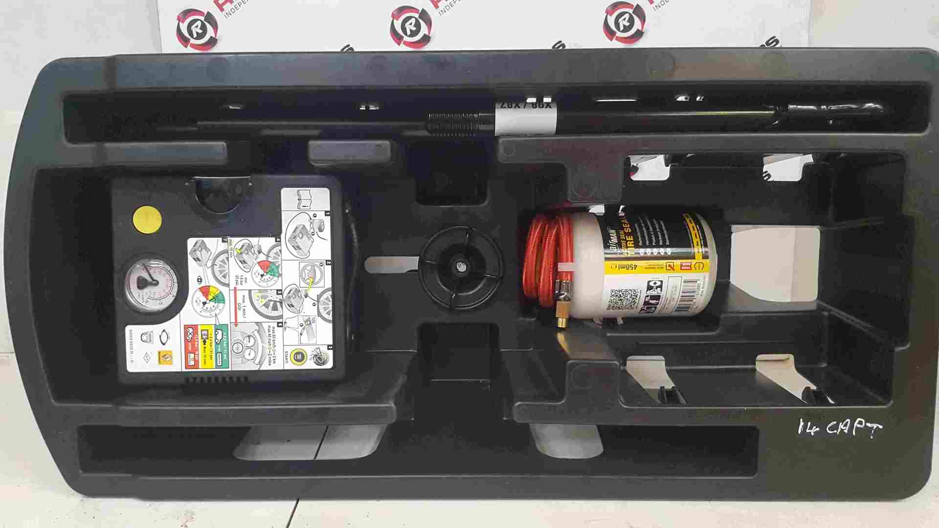 Thumb 2 Renault Captur 2013-2019 Foam Inflator Tyre Kit Towing Eye