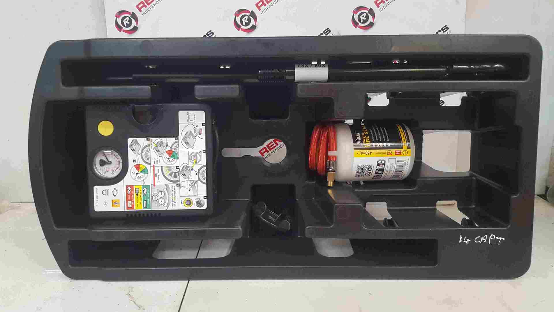 Thumb 4 Renault Captur 2013-2019 Foam Inflator Tyre Kit Towing Eye