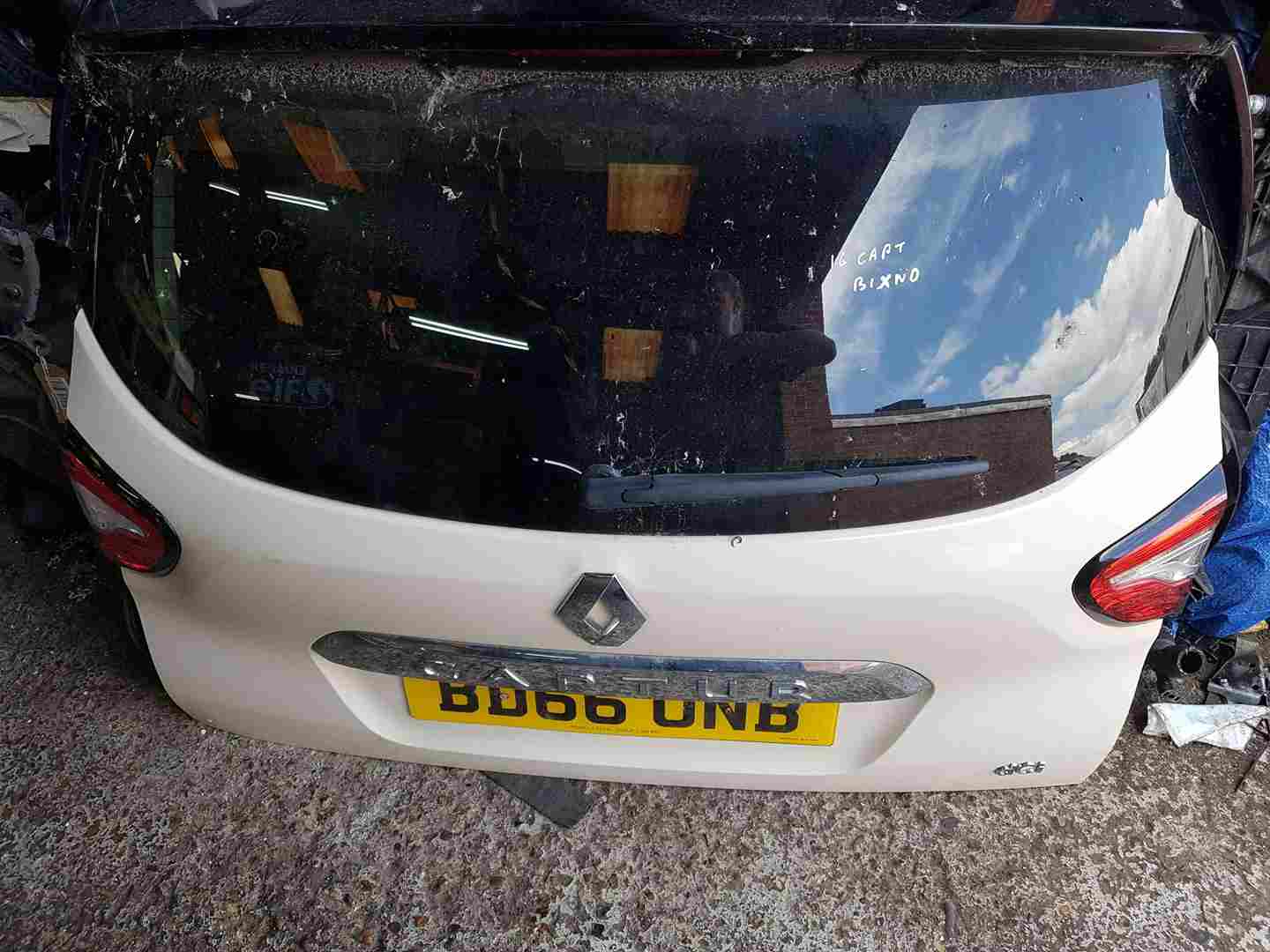 Thumb 2 Renault Captur MK1 2013-2019 Boot LID Tailgate Beige BIXND IVORY D16