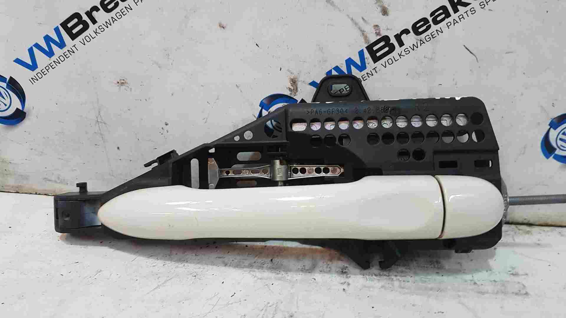 Thumb 8 Renault Captur MK1 2013-2019 Driver OSR Rear Exterior Door Handle Bixnd Ivory 