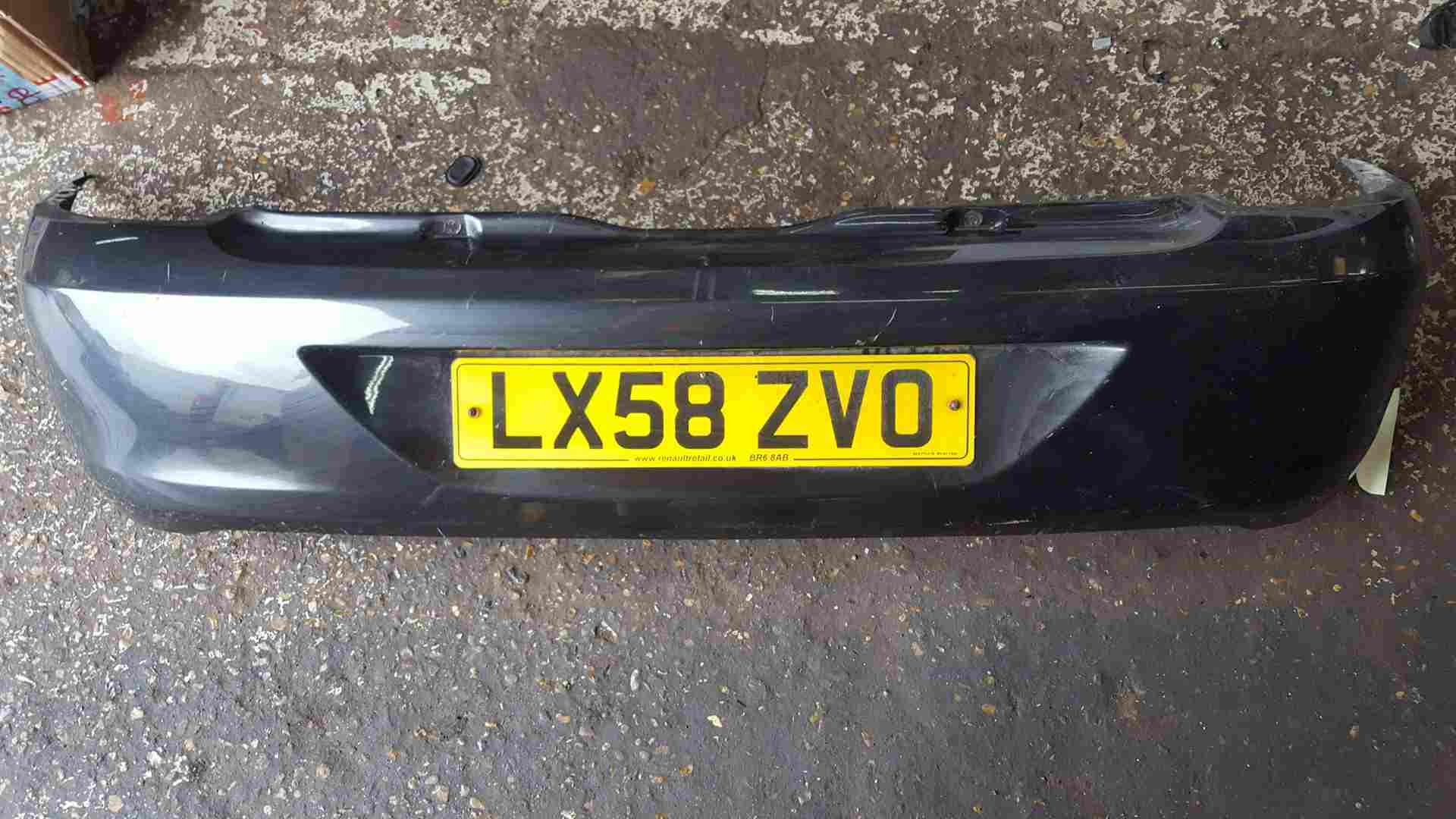 Thumb 4 Renault Clio Campus 2006-2010 Rear Bumper Black 676