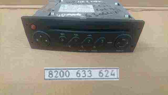 Renault Clio Campus MK2 2001-2009 CD Player Radio Update List + Code 8200633624