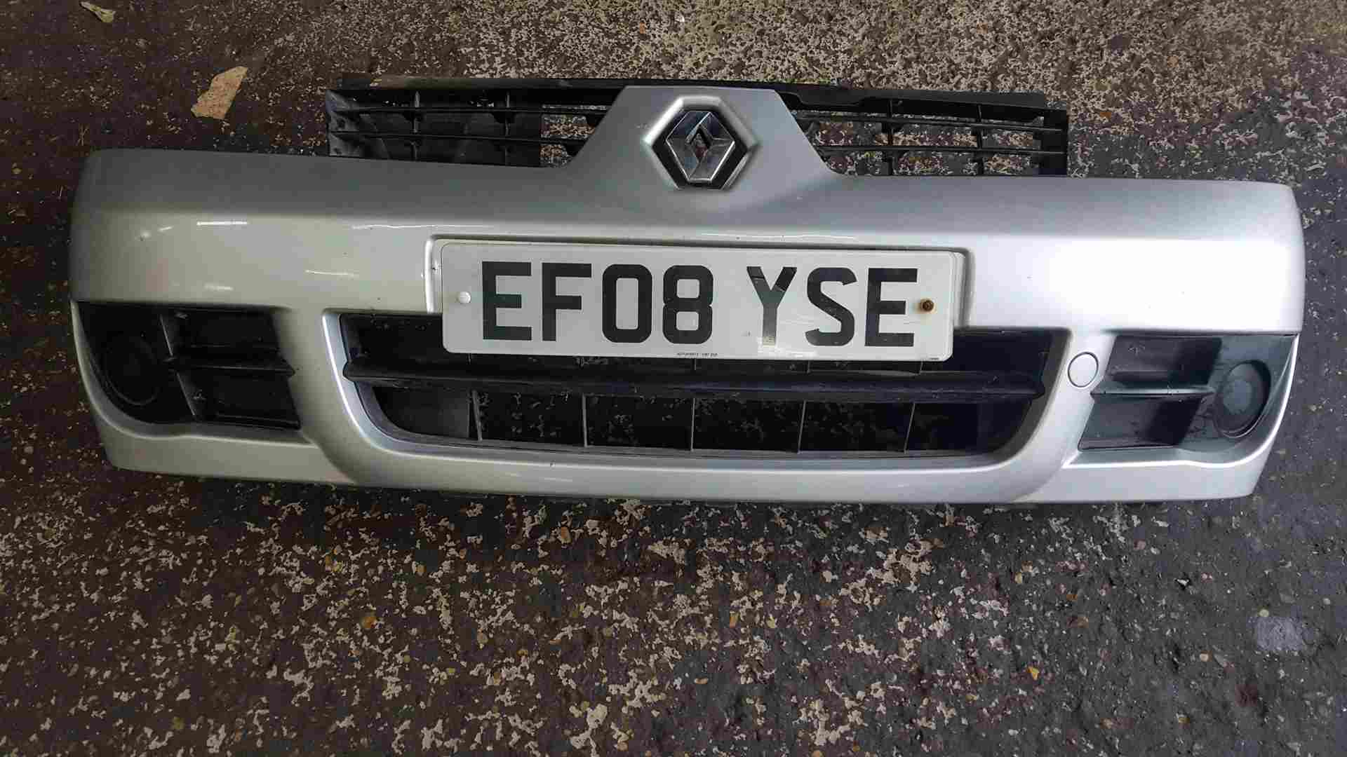 Thumb 7 Renault Clio Campus MK2 2001-2010 Front Bumper Silver Ted69