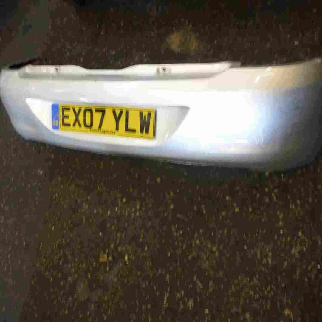Renault Clio Campus MK2 2001-2010 Rear Bumper Silver TED69