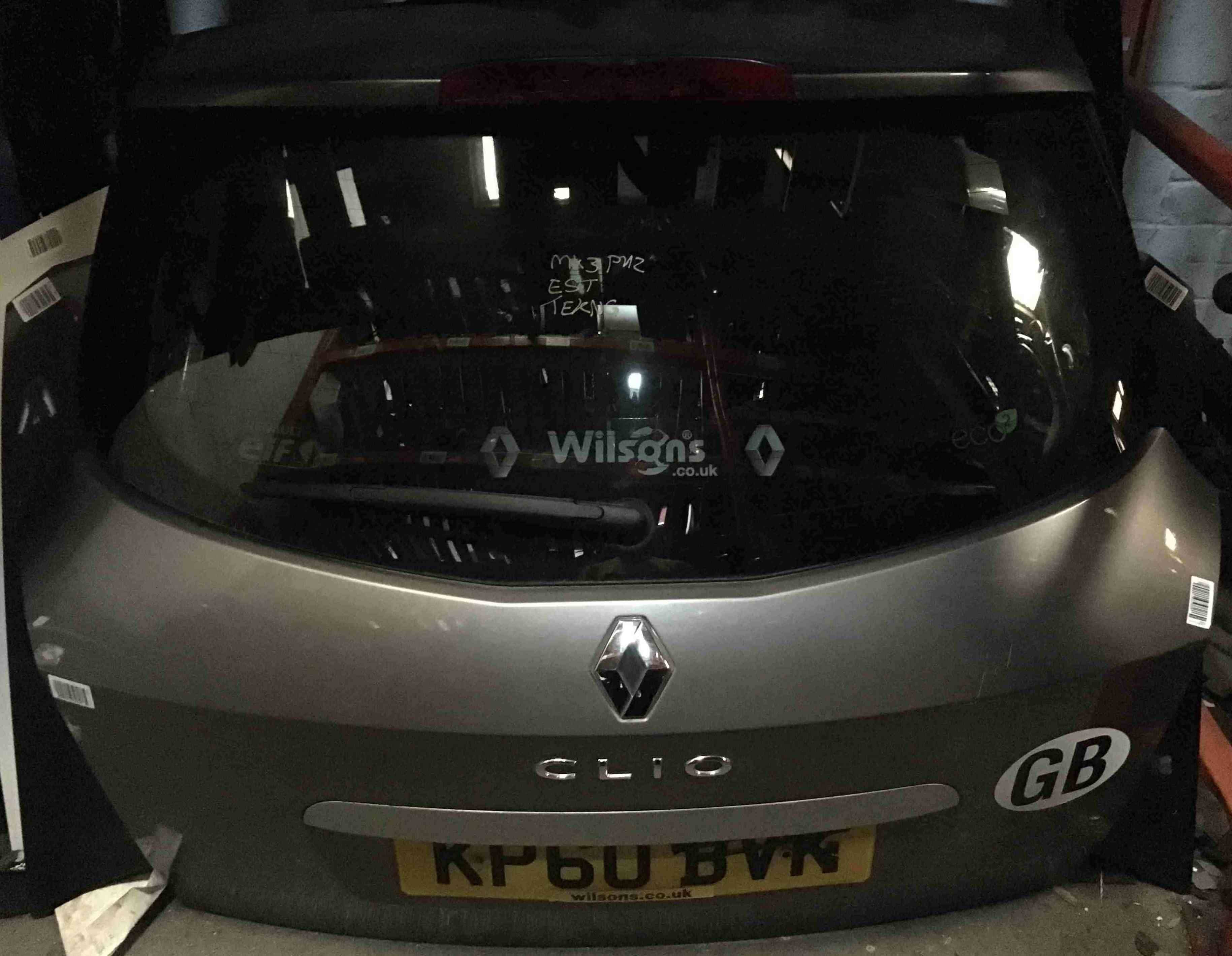 Renault Clio Estate MK3 2009-2012 Rear Boot Tailgate Grey TEKNG
