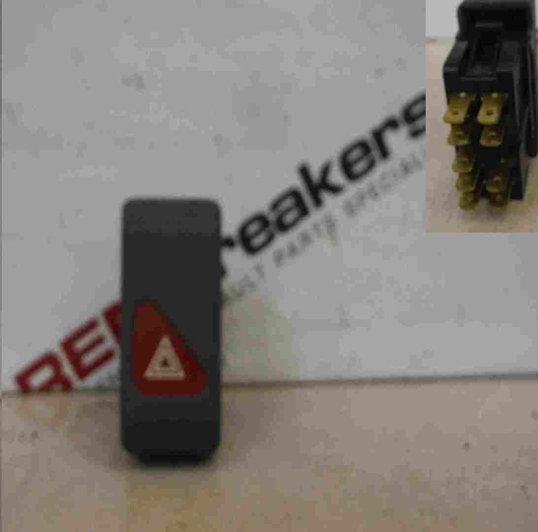 Renault Clio MK1 1990-1998 Hazard Warning Switch Grey