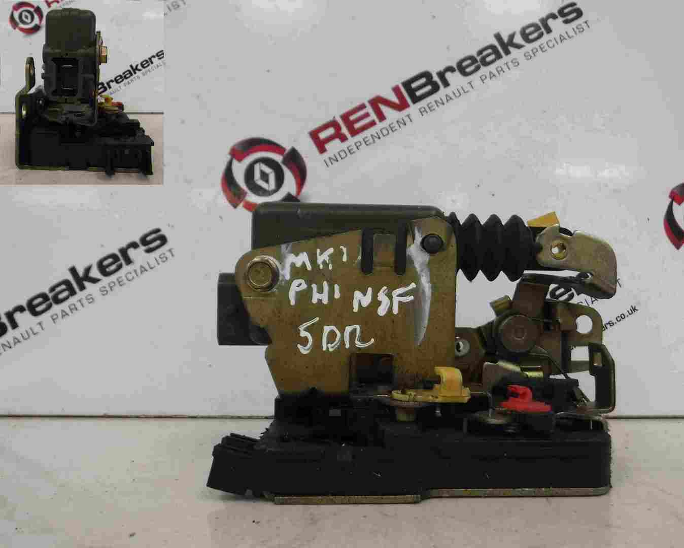 Renault Clio MK1 1990-1998 Passenger NSF Front Door Lock Mechanism 5dr