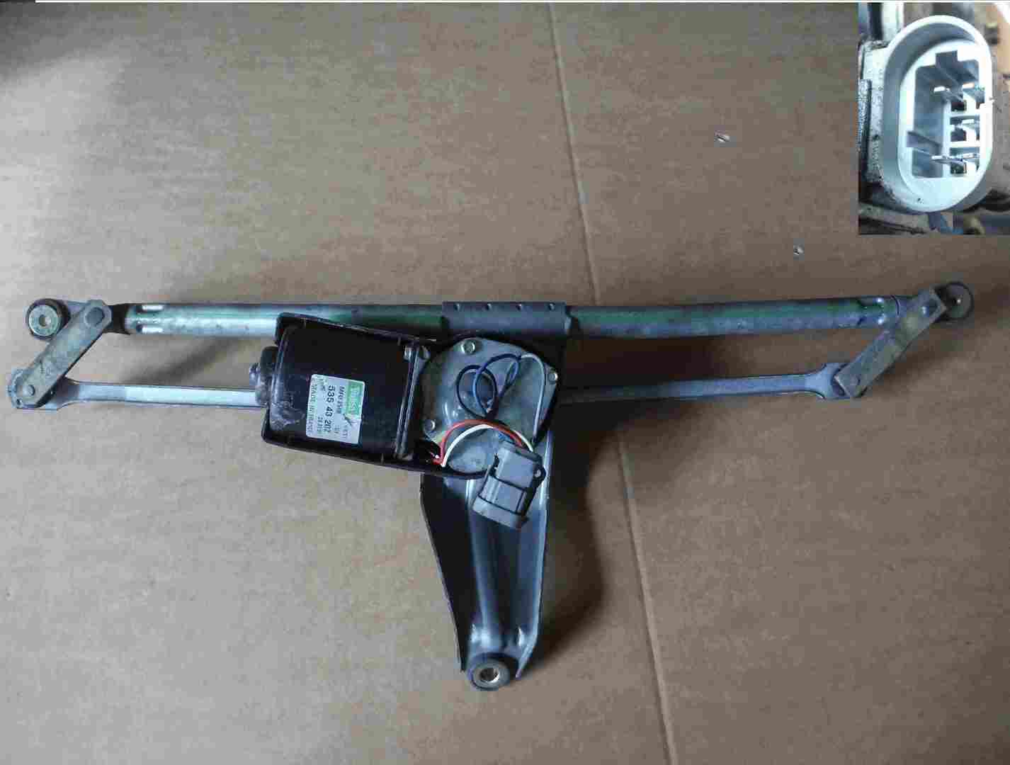 Renault Clio MK1 1990-1998 Windscreen Wiper Motor + Linkage 7700792945 53543202