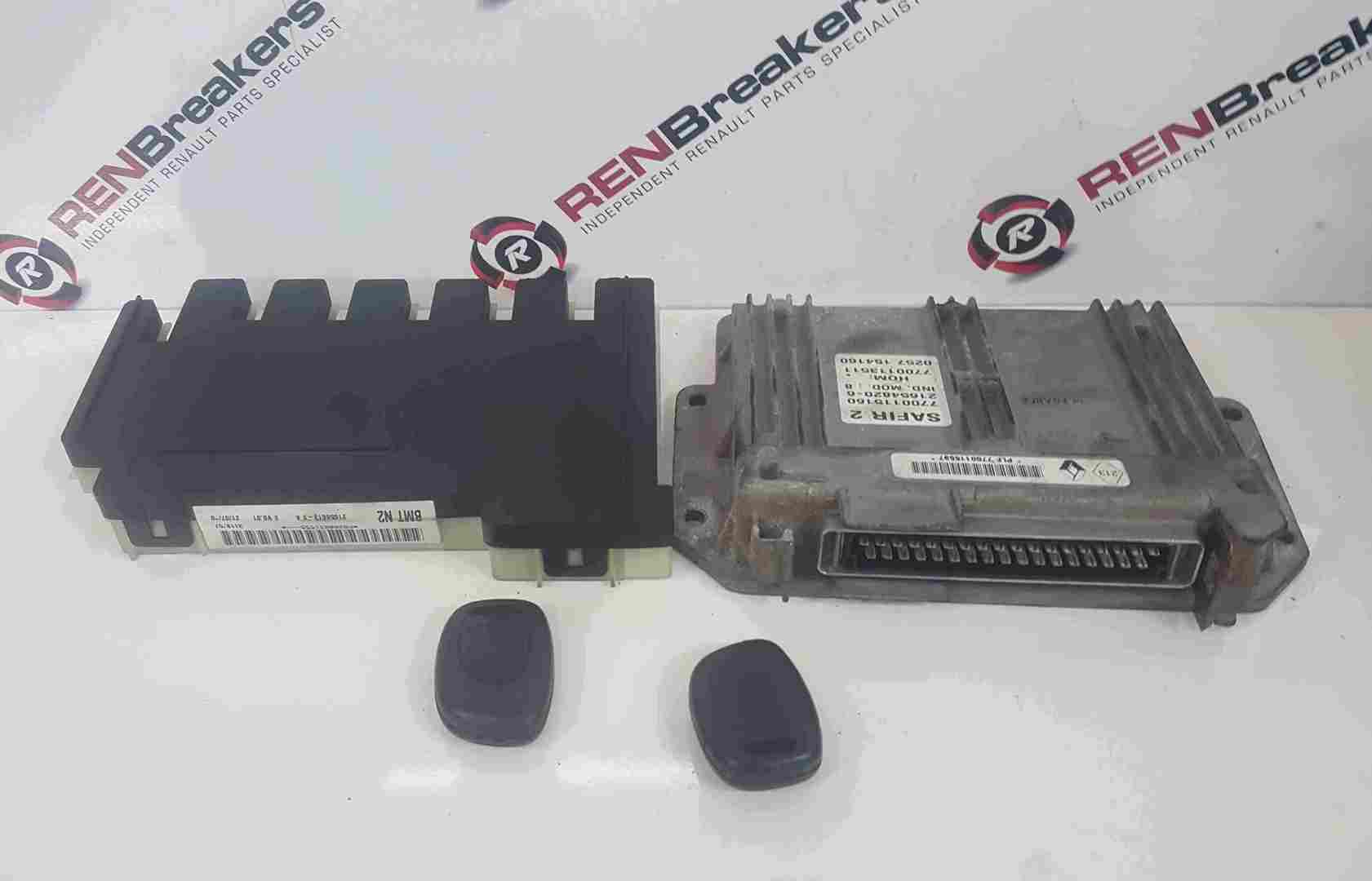 Thumb 5 Renault Clio MK2 1998-2001 1.2 8v ECU SET UCH BCM Immobiliser + 2 Key Fobs