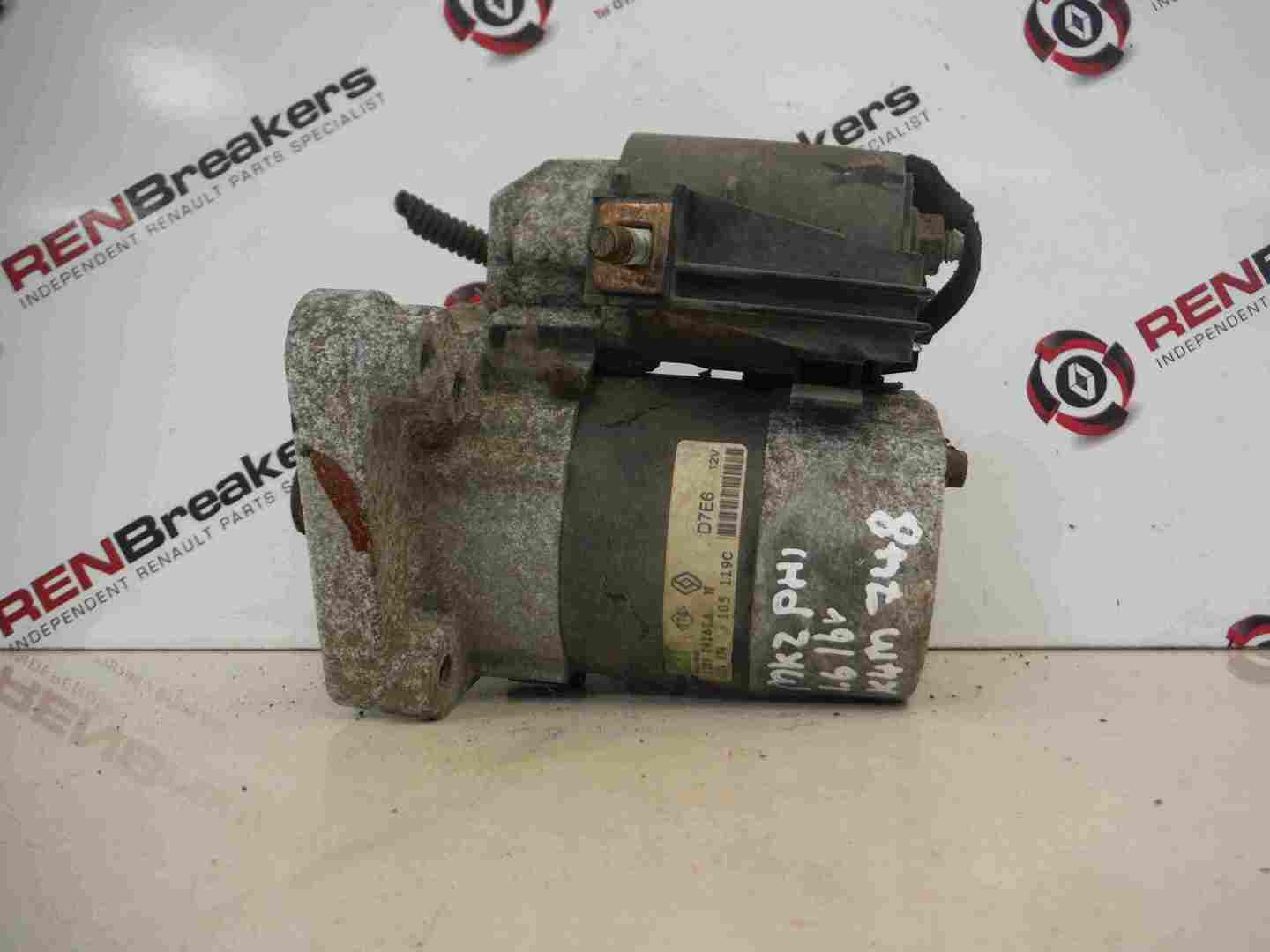 Renault Clio MK2 1998-2001 1.6 16v Starter Motor Starting K4M 748 105119