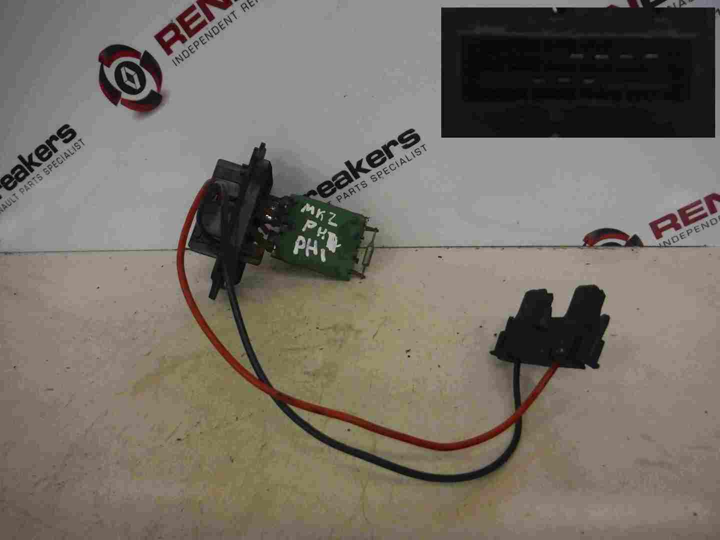 Renault Clio MK2 1998-2001 Heater Blower Motor Resistor