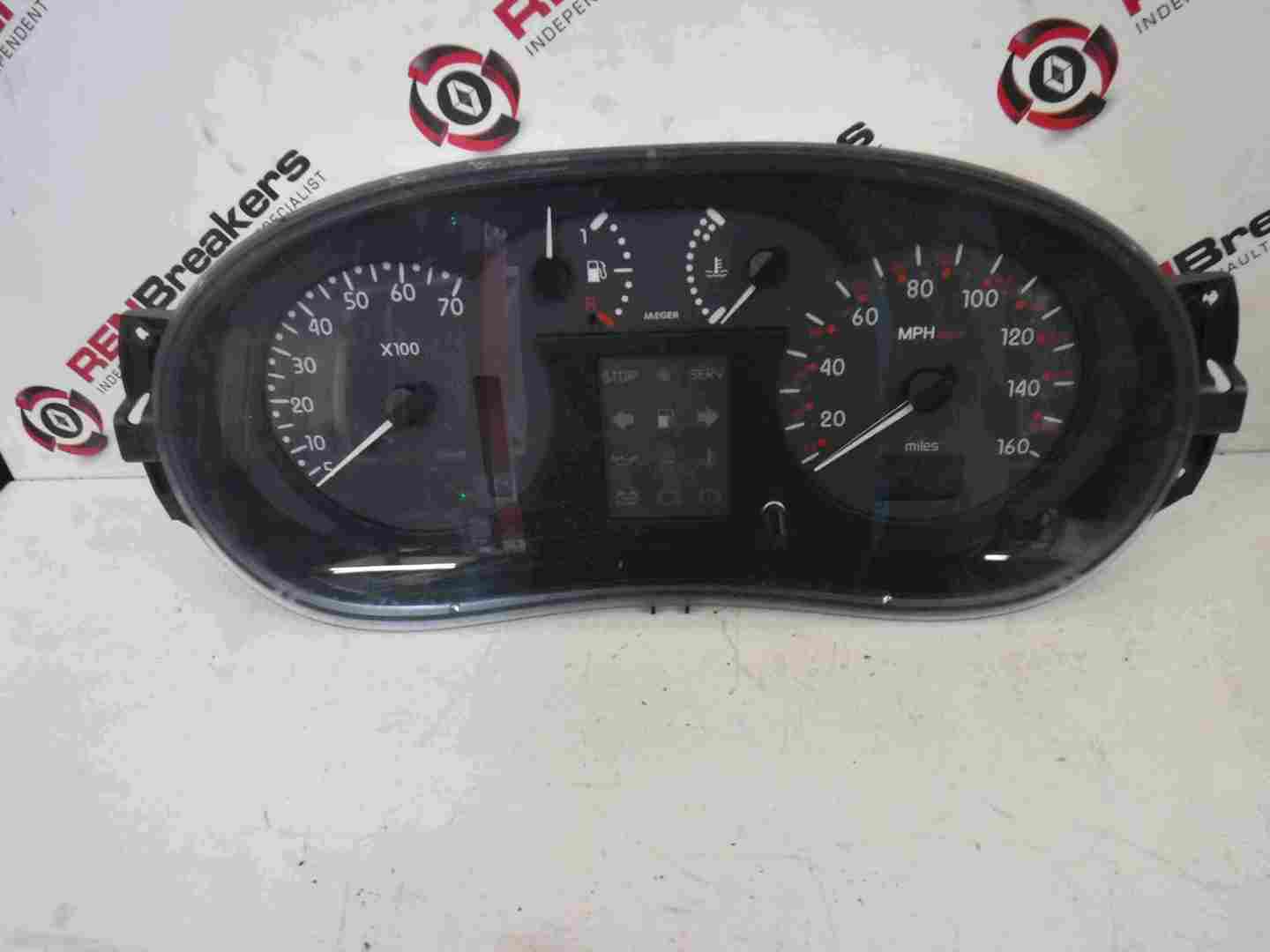 Renault Clio MK2 1998-2001 Instrument Panel Clocks Dials Automatic Auto 40K