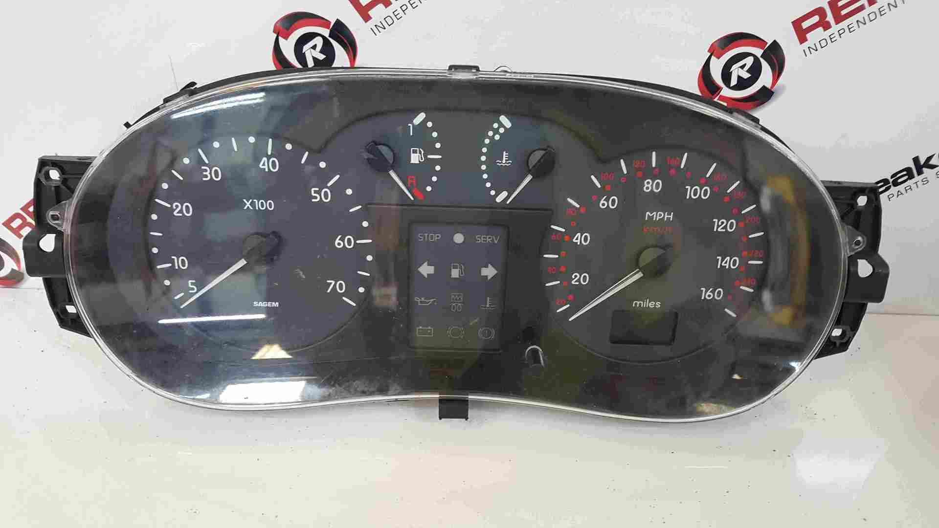 Thumb 2 Renault Clio MK2 1998-2001 Instrument Panel Dials Clocks Gauges 8200054422