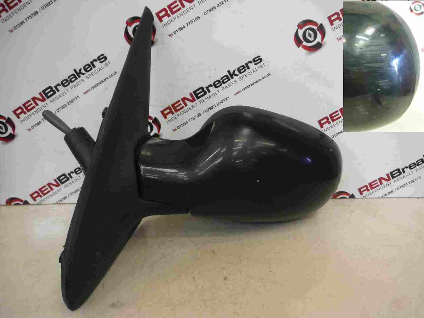 Renault Clio MK2 1998-2001 Passenger NS Wing Black 676 Manual