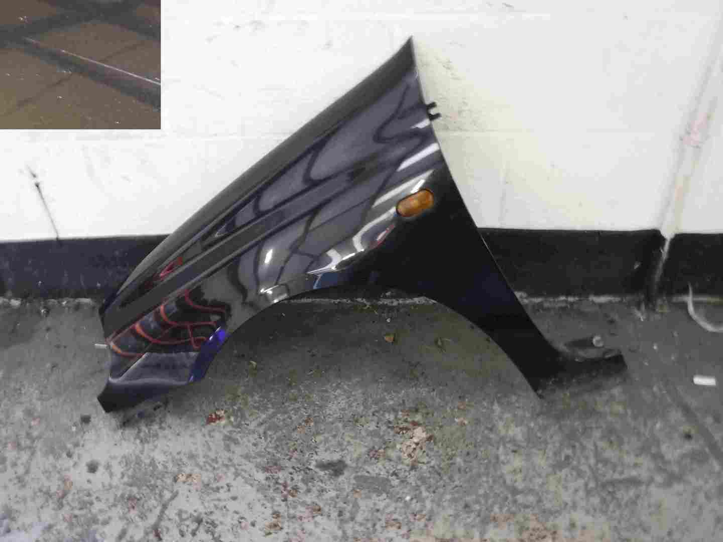 Renault Clio MK2 1998-2001 Passenger NS Wing Black 676