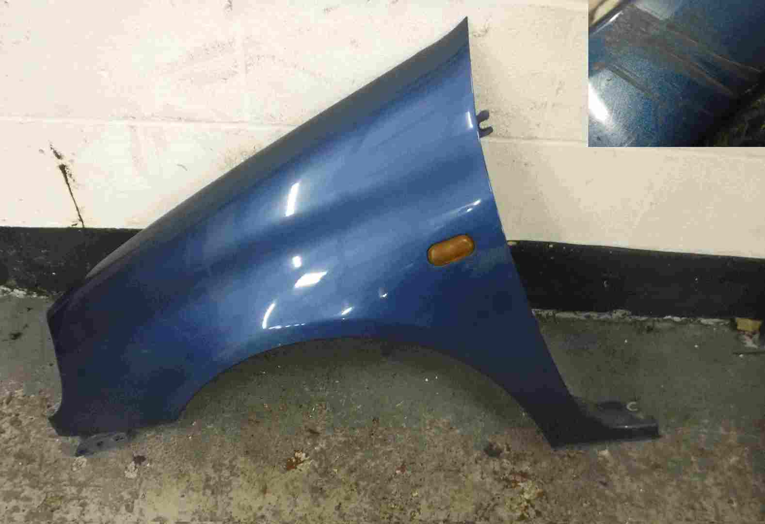 Renault Clio MK2 1998-2001 Passenger NS Wing Blue Green 408