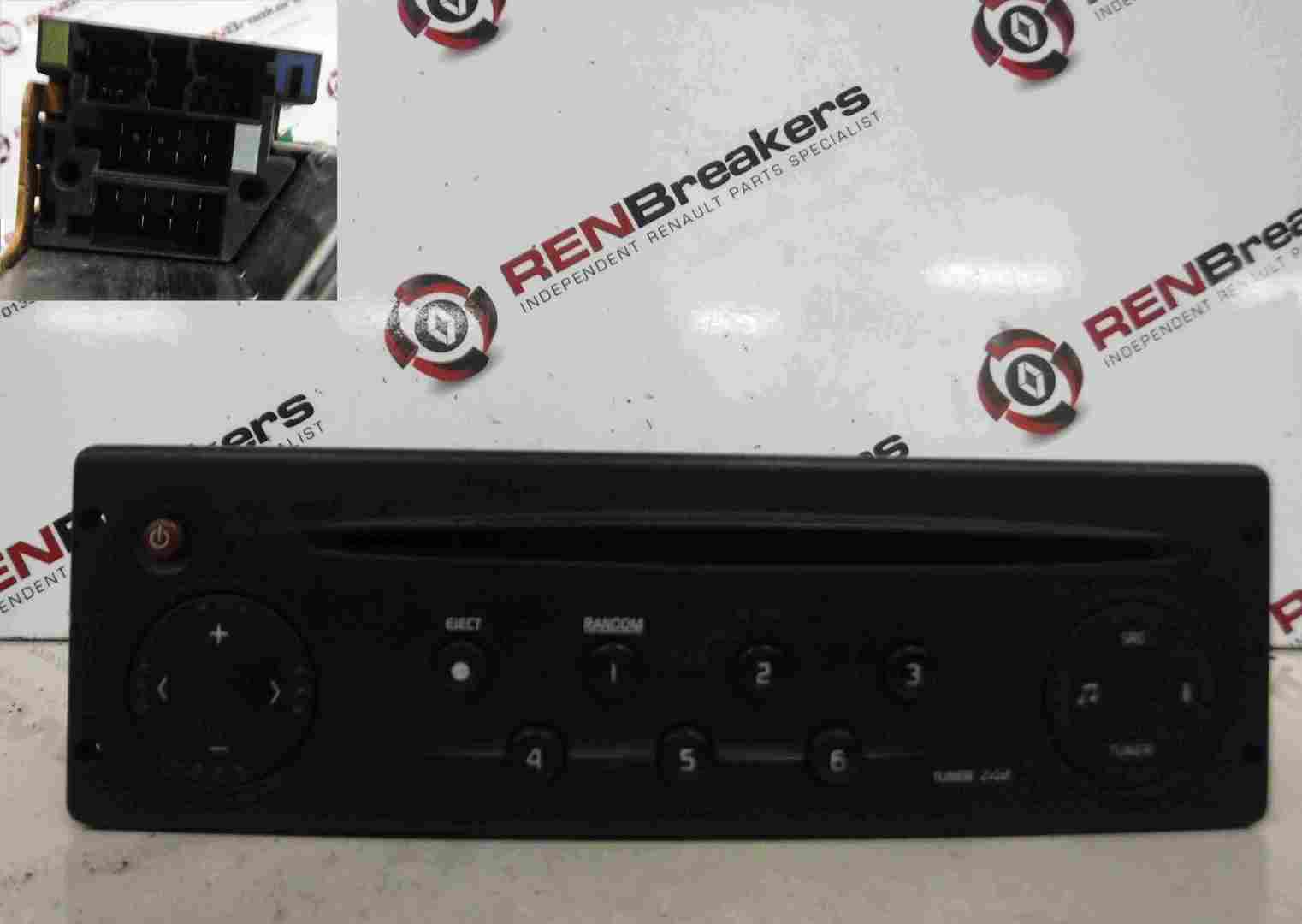 Renault Clio MK2 1998-2001 Radio Cd Player Tuner List + Code 8200057681