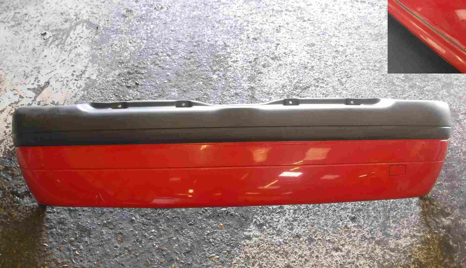 Renault Clio MK2 1998-2001 Rear Bumper Red OV727