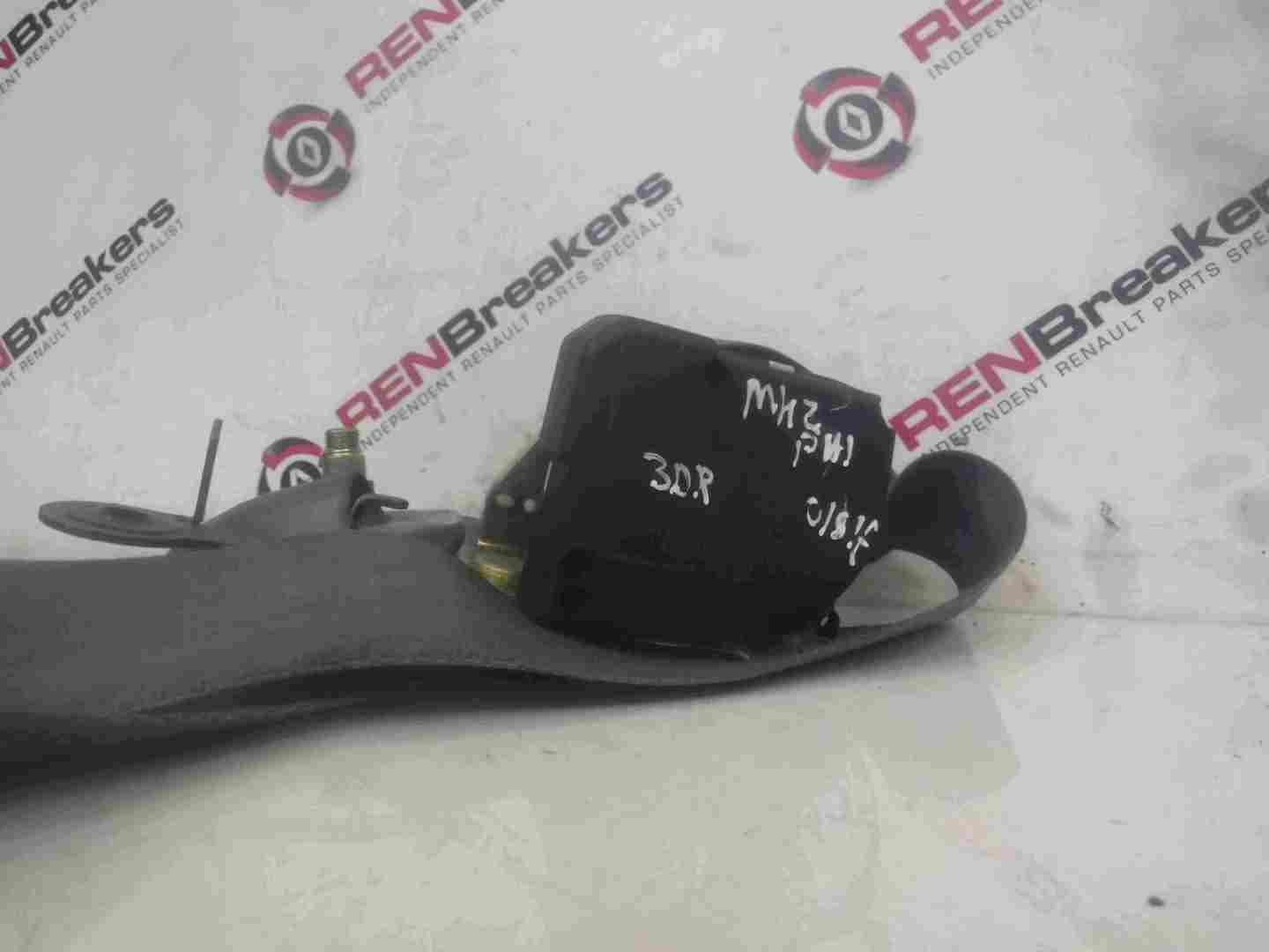 Renault Clio MK2 1998-2006 Drivers OSF Front Seat Belt 3dr Grey