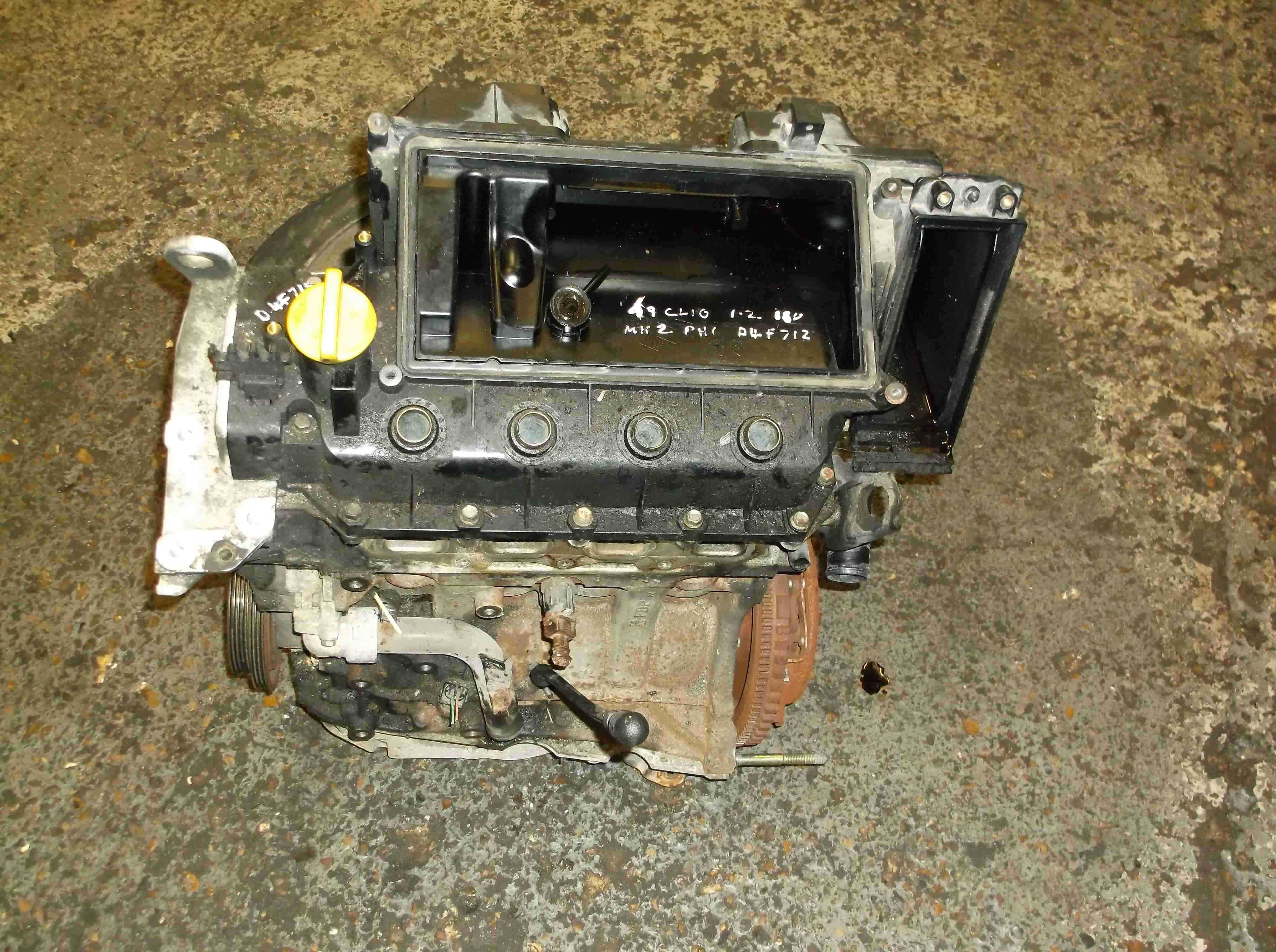 Renault Clio MK2 20012006 1.2 16v D4F 712 Engine Low