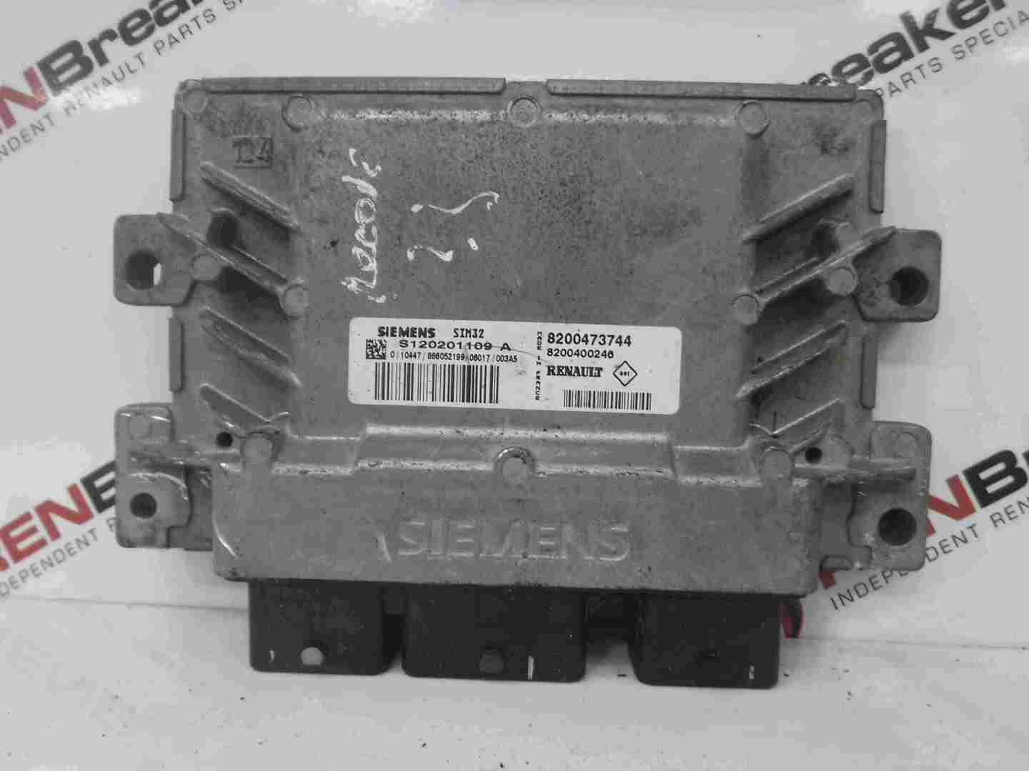 Renault Clio MK2 2001-2006 1.2 16v Engine Control Unit ECU 8200473744 8200400246