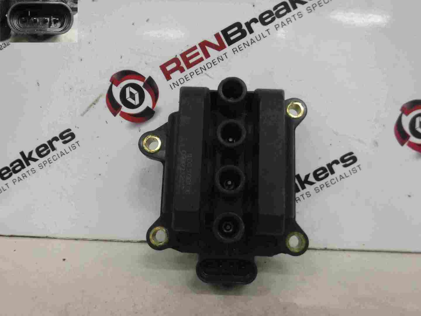 Renault Clio MK2 2001-2006 16v Ignition Coil Pack D4F 722 4 Bolt 1.2