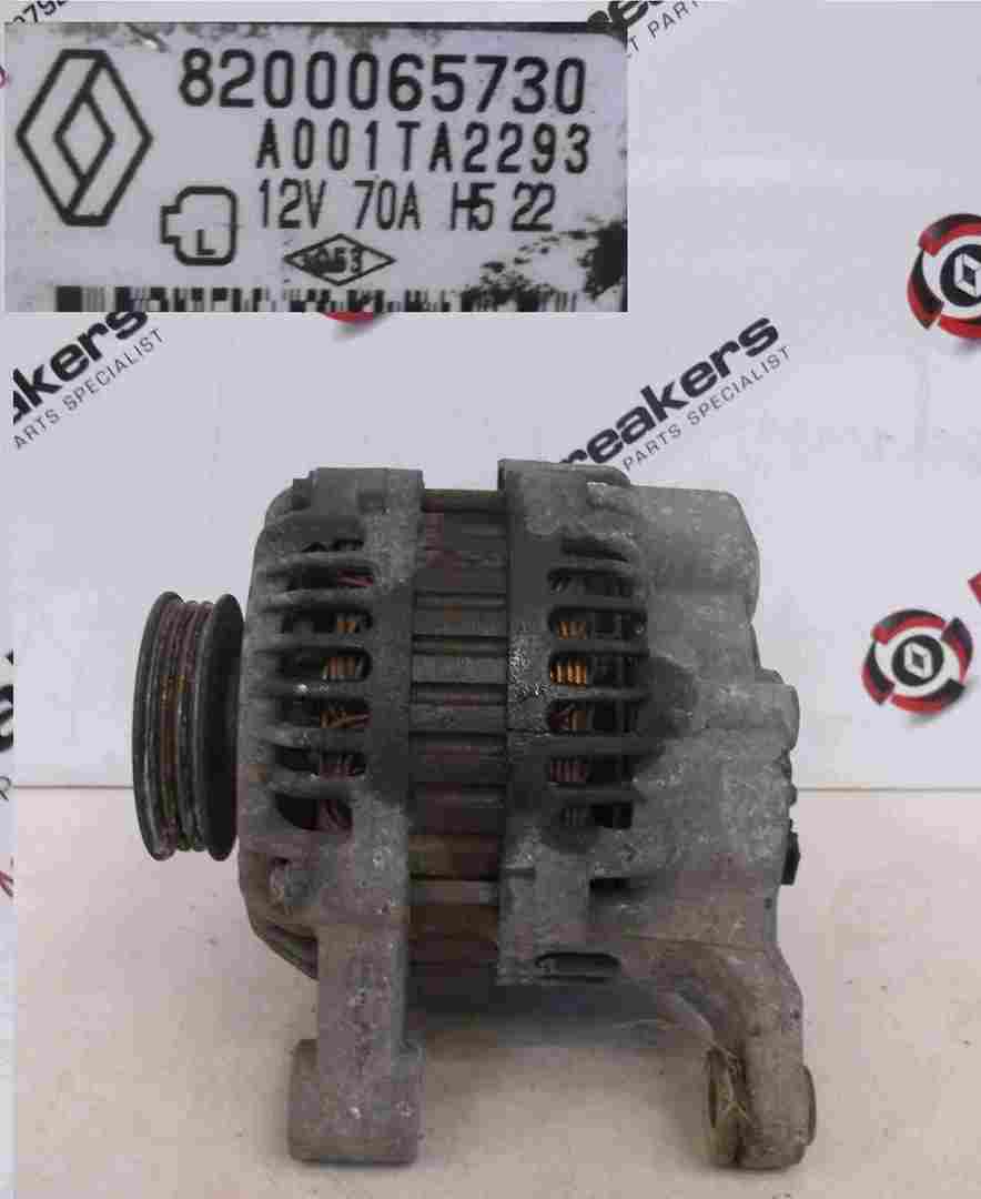 Renault Clio MK2 2001-2006 1.2 8v Alternator 8200065730