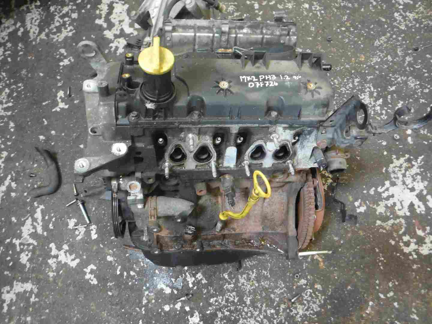 Renault Clio MK2 2001-2006 1.2 8v Engine D7F 746