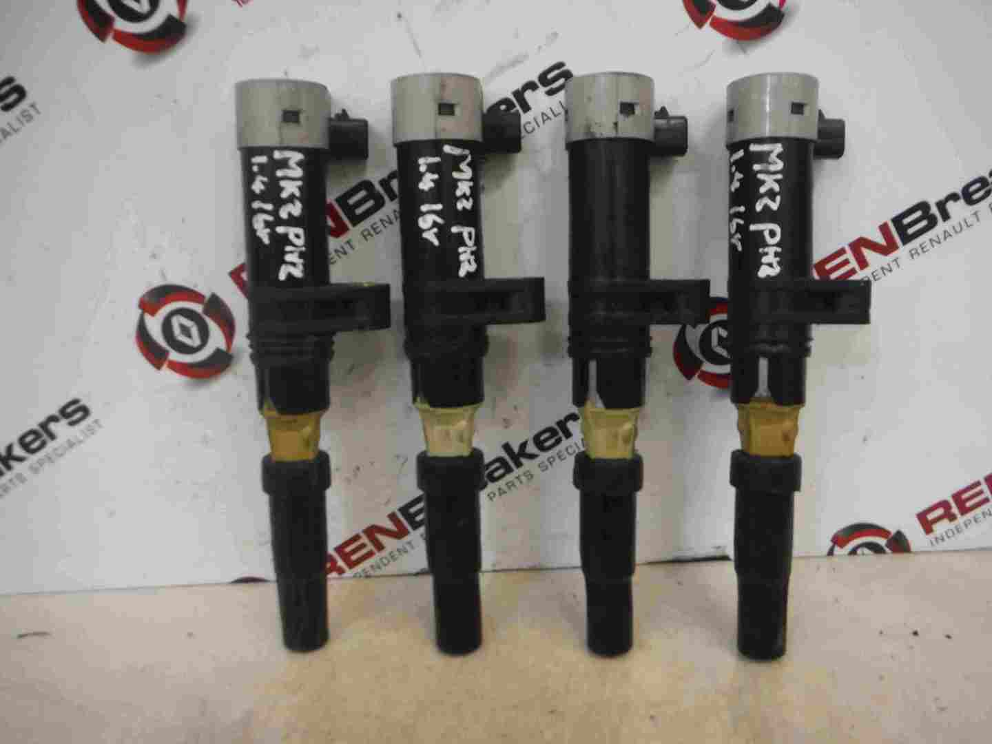 Renault Clio MK2 20012006 1.4 16v Coil Pencil Coils Set x4 Store