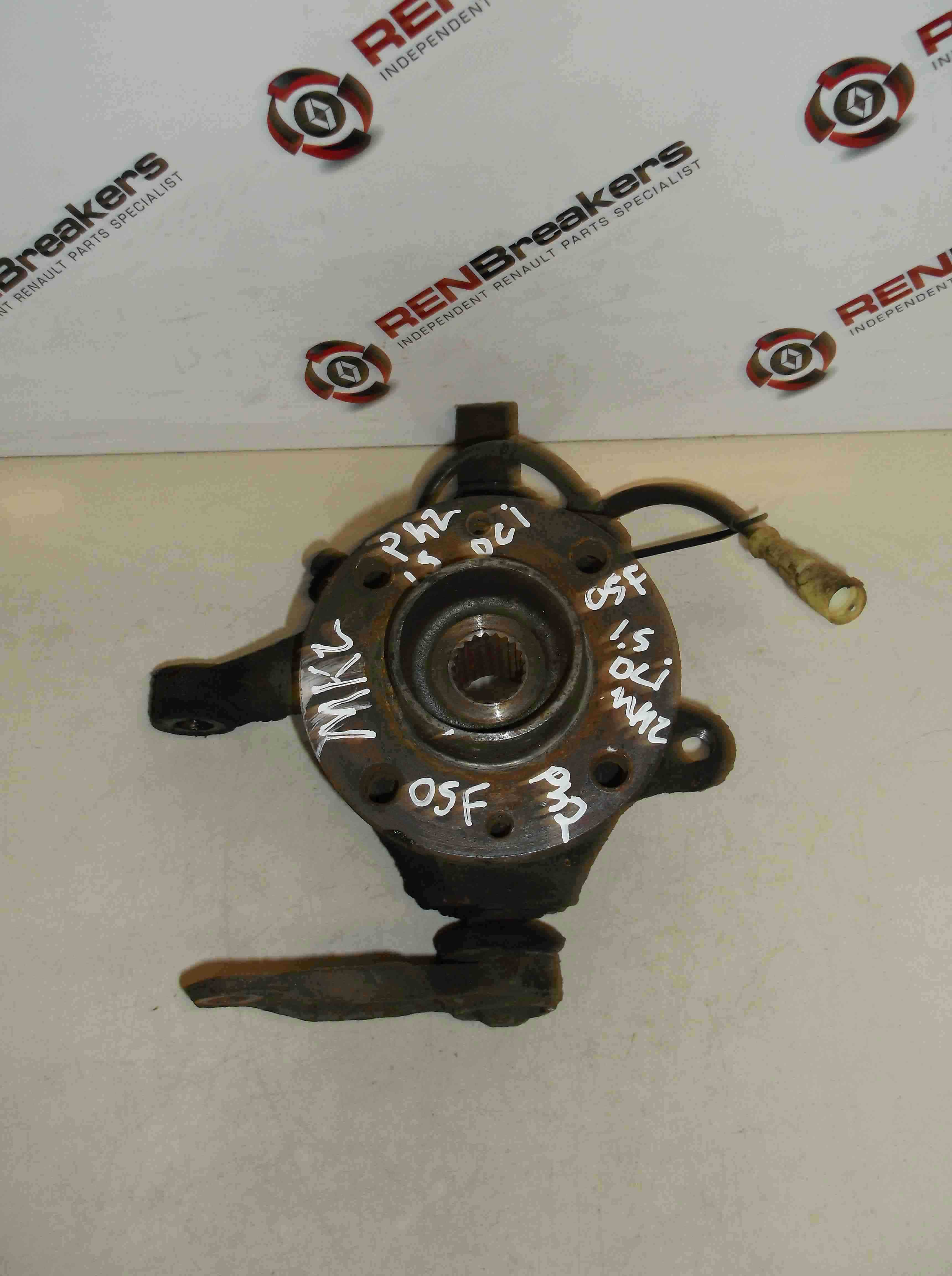 Renault Clio MK2 2001-2006 1.4 16v Drivers OSF Wheel Hub + ABS Sensor