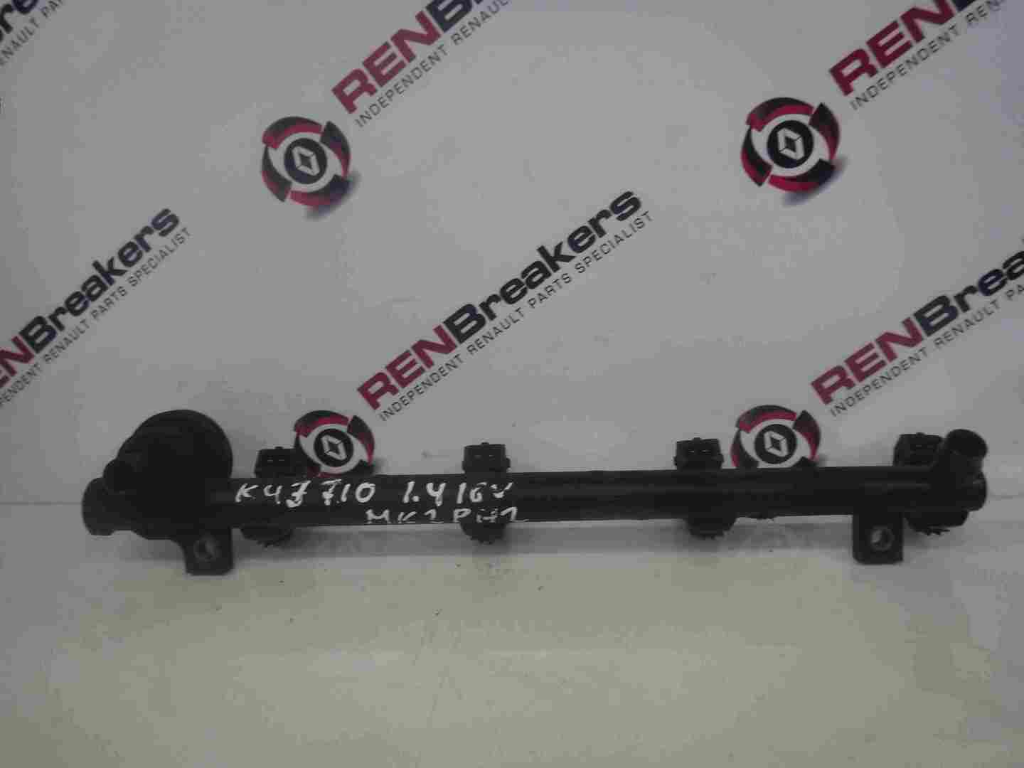 Renault Clio MK2 2001-2006 1.4 16v Fuel Injectors X4 Set + Rail K4J 710
