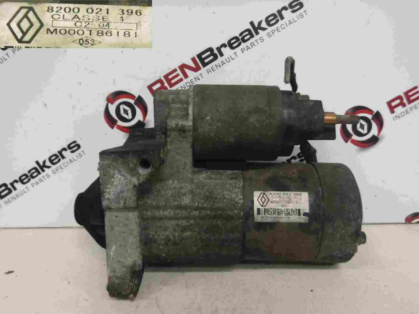 Renault Kangoo 1999-2007 1.5 dCi Starter Motor 8200021396
