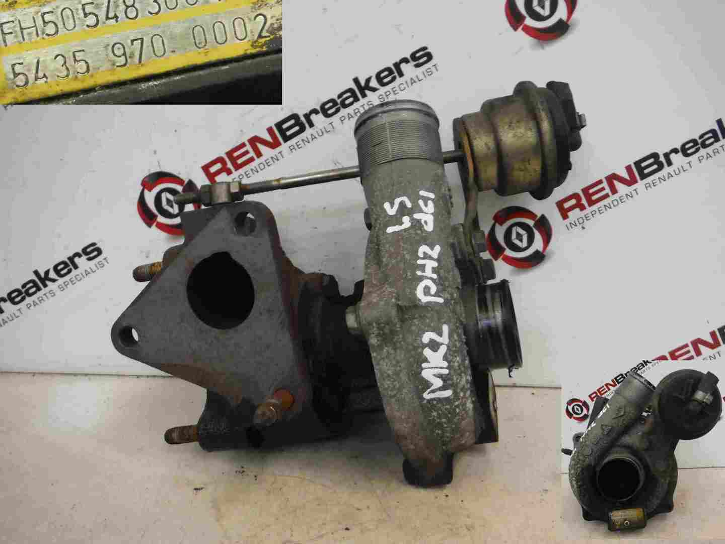 Renault Clio MK2 2001-2006 1.5 dCi Turbo Charger 54359700002
